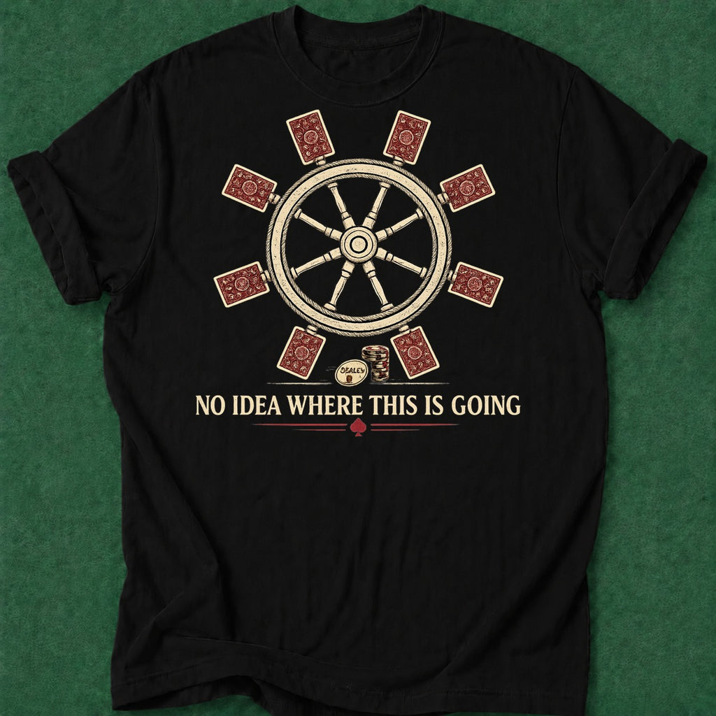 Dead Read No Idea T-Shirt poker t-shirt design, grinder, range, card player gift, table talk apparel