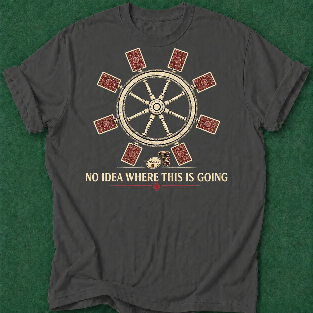 Dead Read No Idea T-Shirt poker t-shirt design, grinder, range, card player gift, table talk apparel