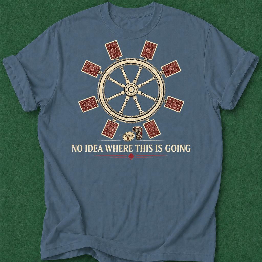 Dead Read No Idea T-Shirt poker t-shirt design, grinder, range, card player gift, table talk apparel