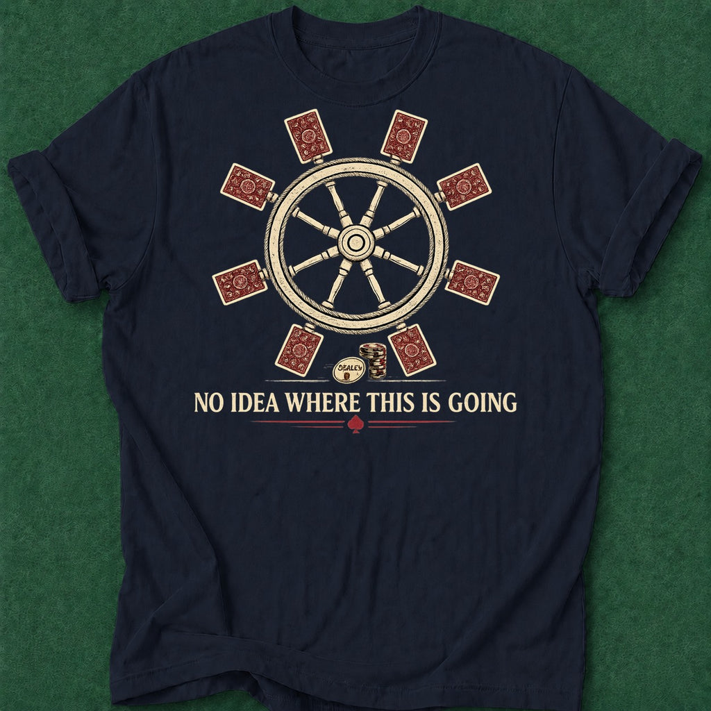 Dead Read No Idea T-Shirt poker t-shirt design, grinder, range, card player gift, table talk apparel