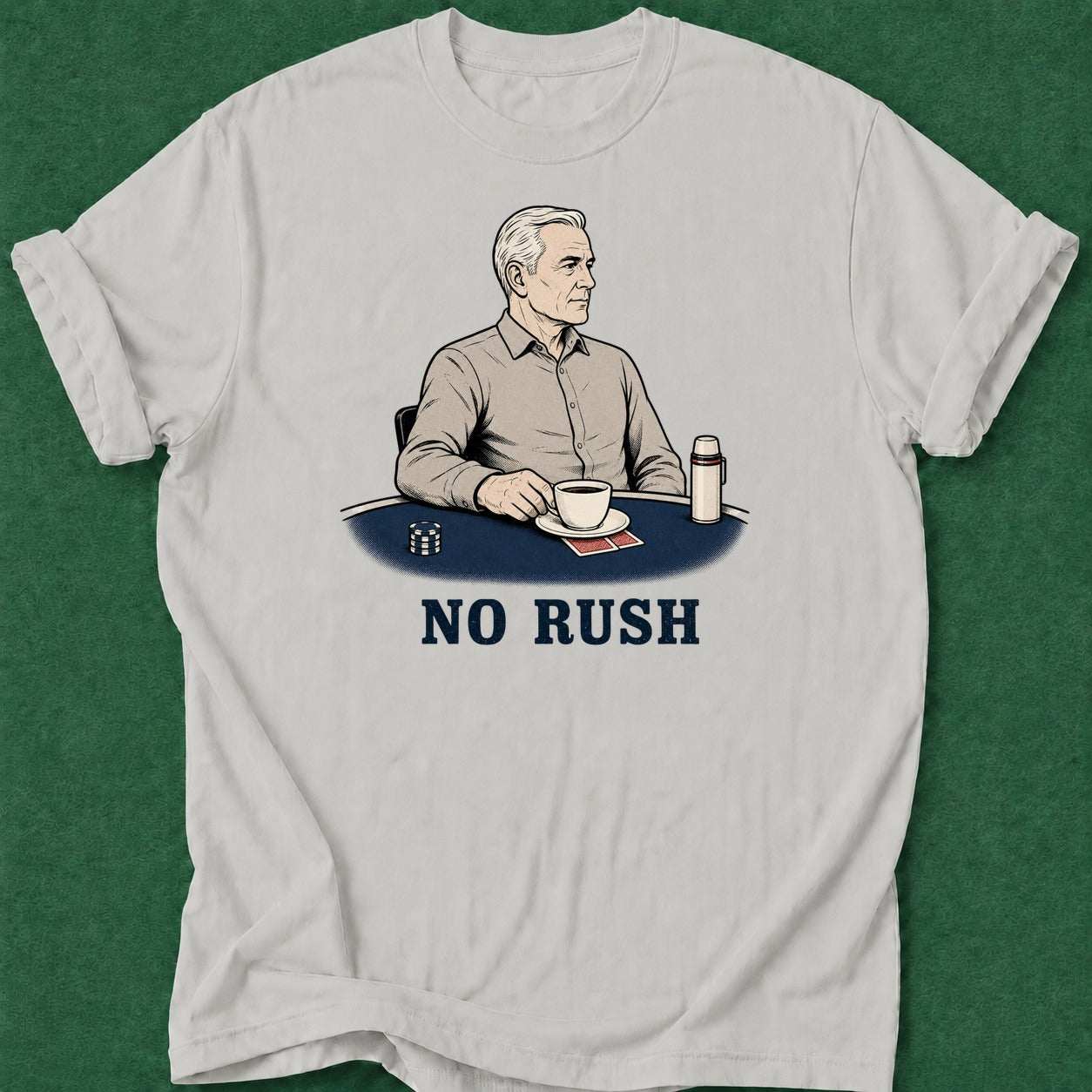 Dead Read No Rush T-Shirt poker t-shirt design, female poker player, poker night, range, gift for gambler apparel
