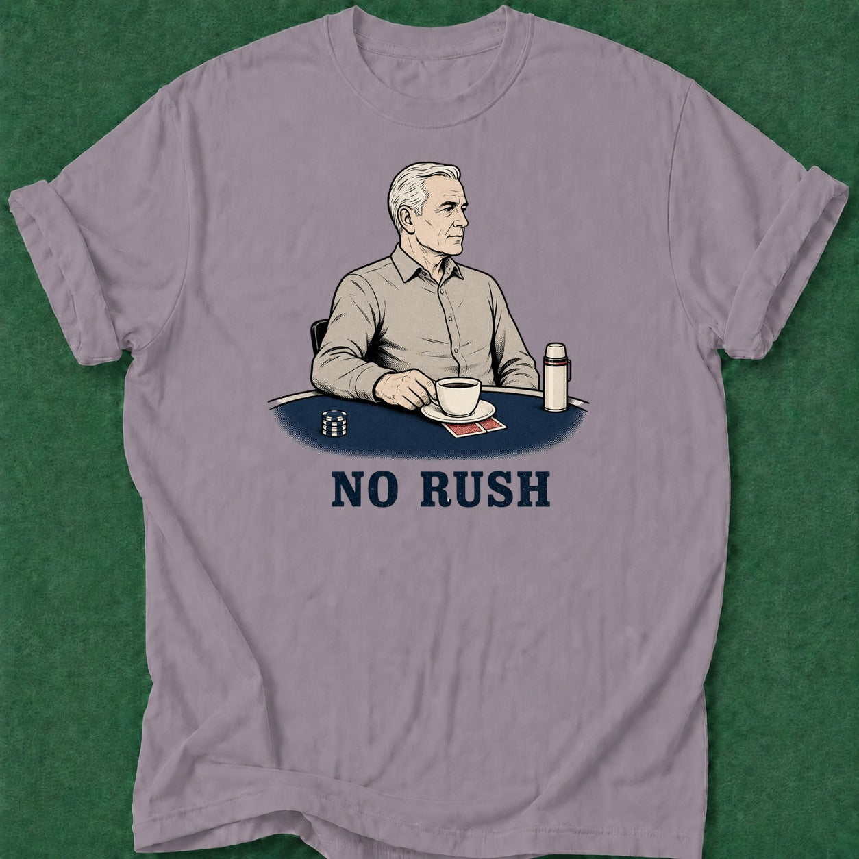 Dead Read No Rush T-Shirt poker t-shirt design, female poker player, poker night, range, gift for gambler apparel