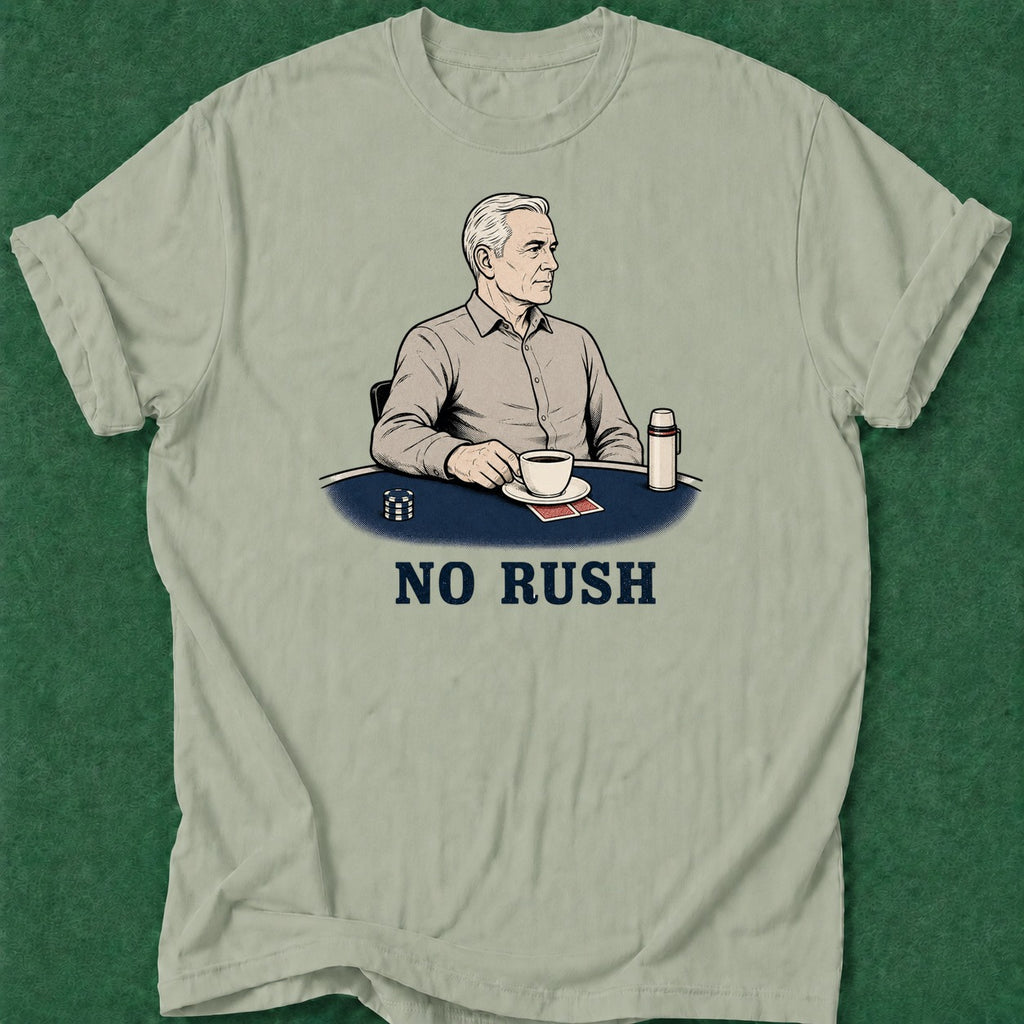 Dead Read No Rush T-Shirt poker t-shirt design, female poker player, poker night, range, gift for gambler apparel