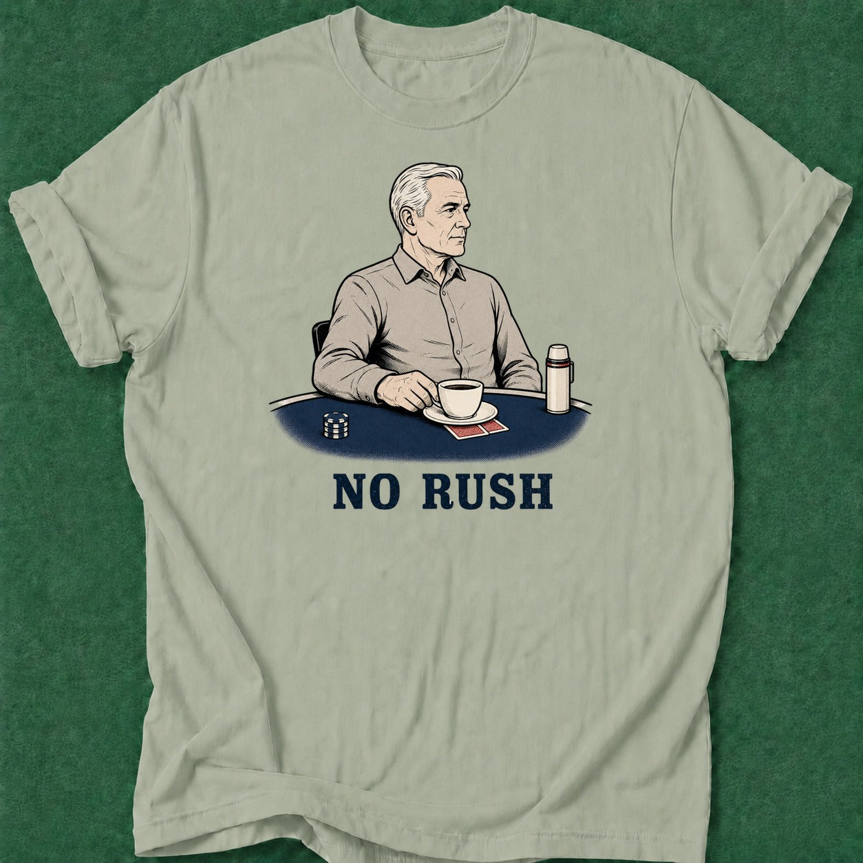 Dead Read No Rush T-Shirt poker t-shirt design, female poker player, poker night, range, gift for gambler apparel