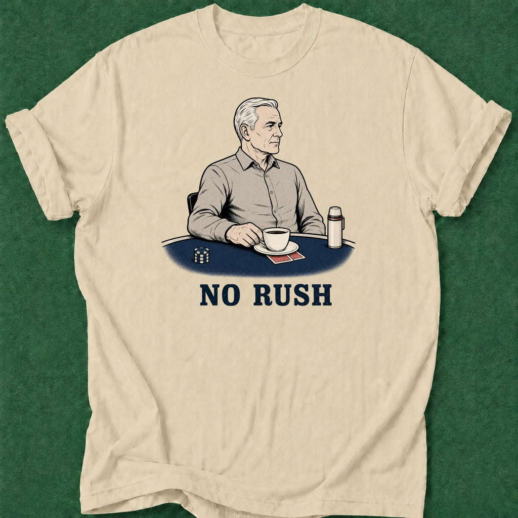 Dead Read No Rush T-Shirt poker t-shirt design, female poker player, poker night, range, gift for gambler apparel
