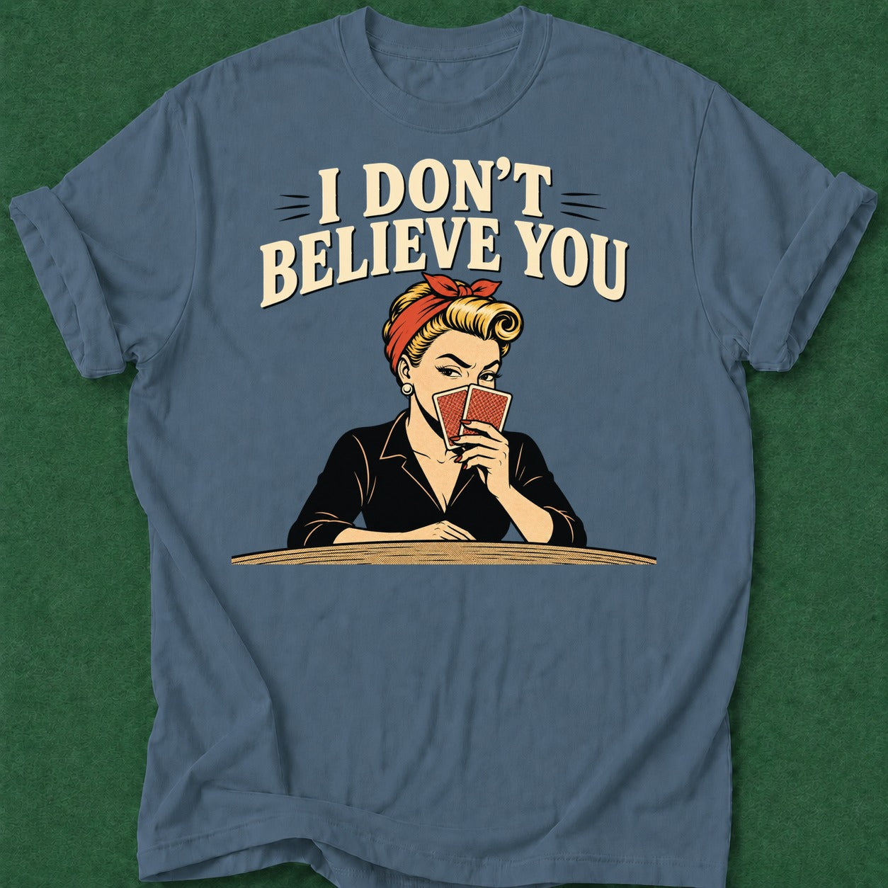Dead Read Nope, I Call T-Shirt poker t-shirt design, tournament poker, home game, female poker player, card player gift apparel