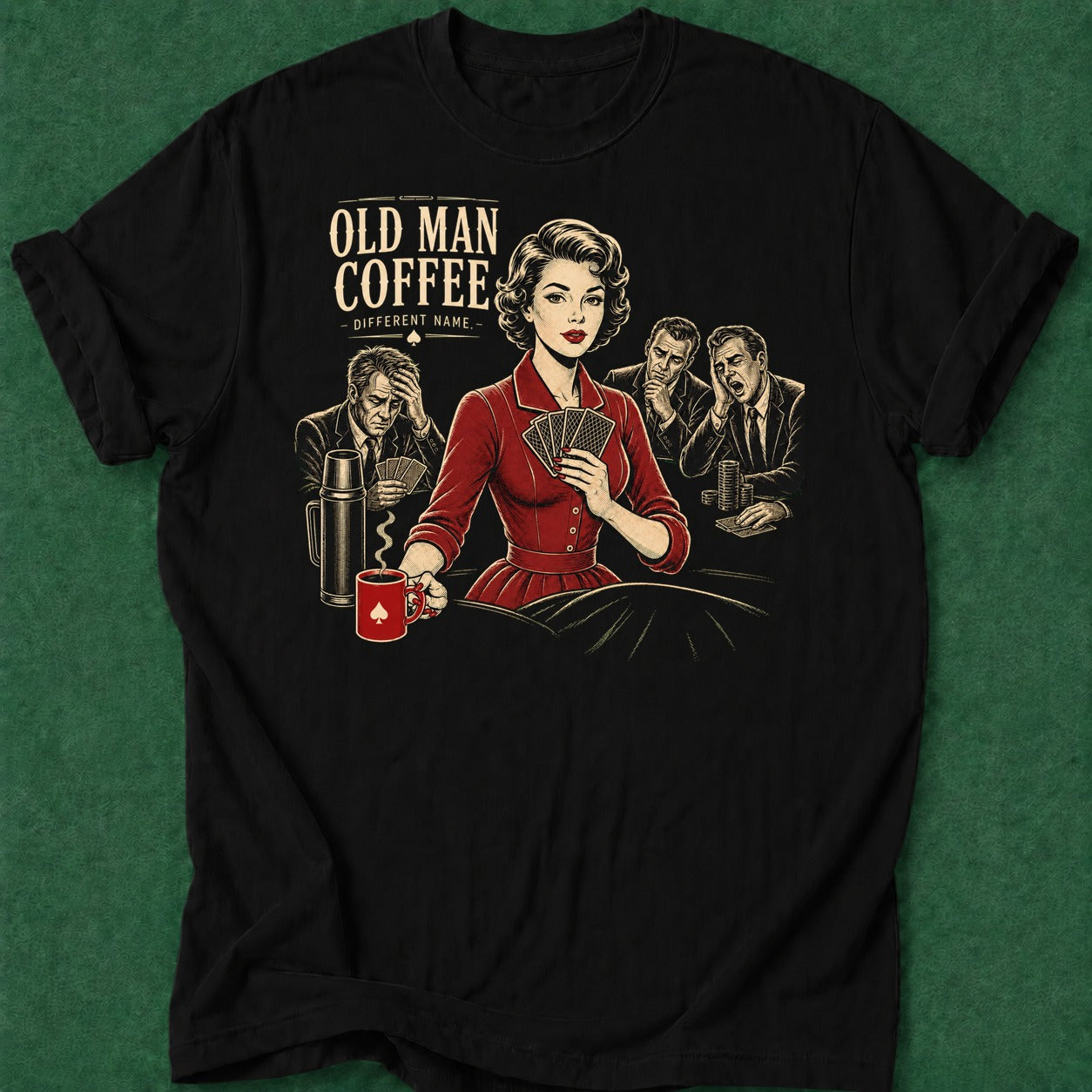 Dead Read OMC Woman T-Shirt poker t-shirt design, range, gift for gambler, fortune, female poker player apparel
