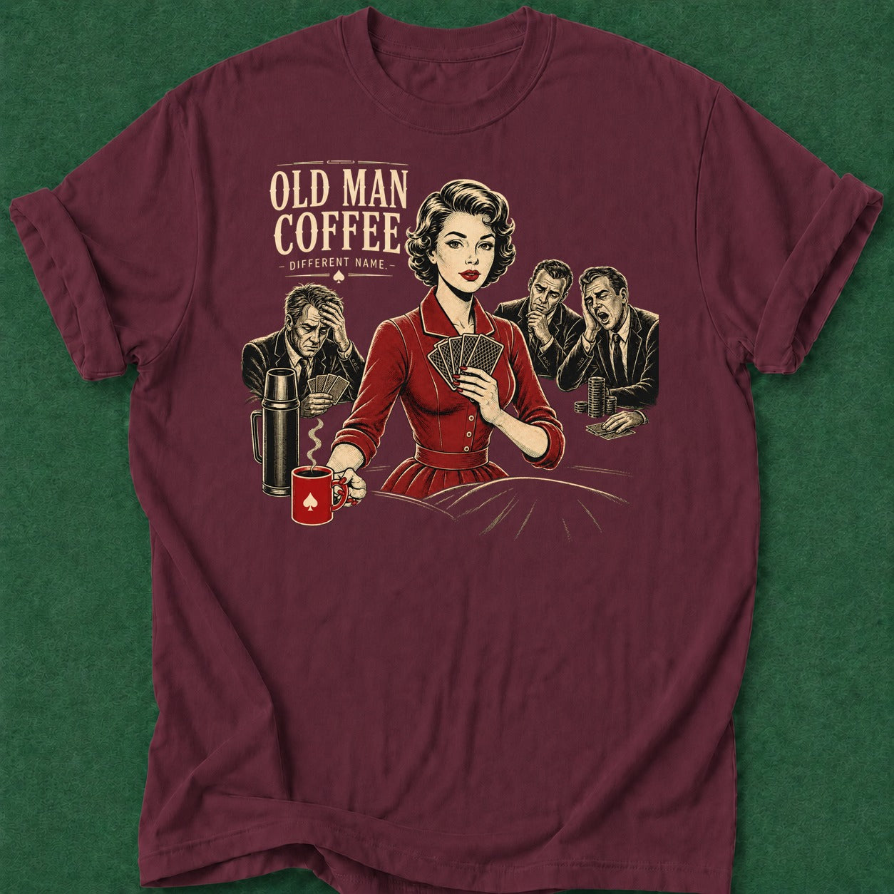Dead Read OMC Woman T-Shirt poker t-shirt design, range, gift for gambler, fortune, female poker player apparel