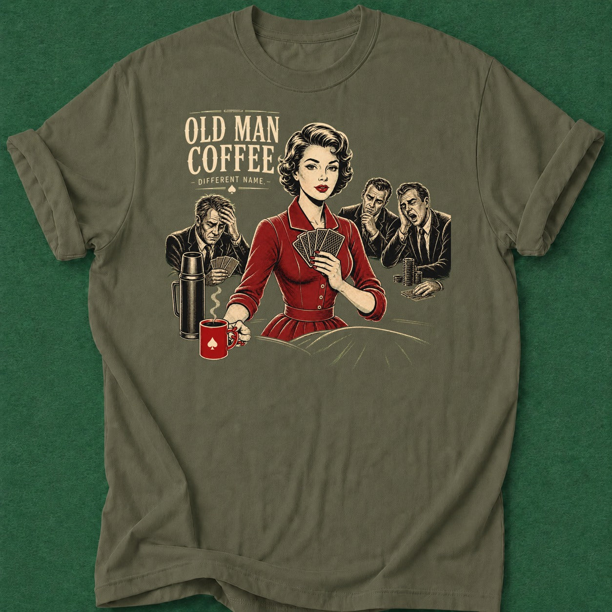 Dead Read OMC Woman T-Shirt poker t-shirt design, range, gift for gambler, fortune, female poker player apparel