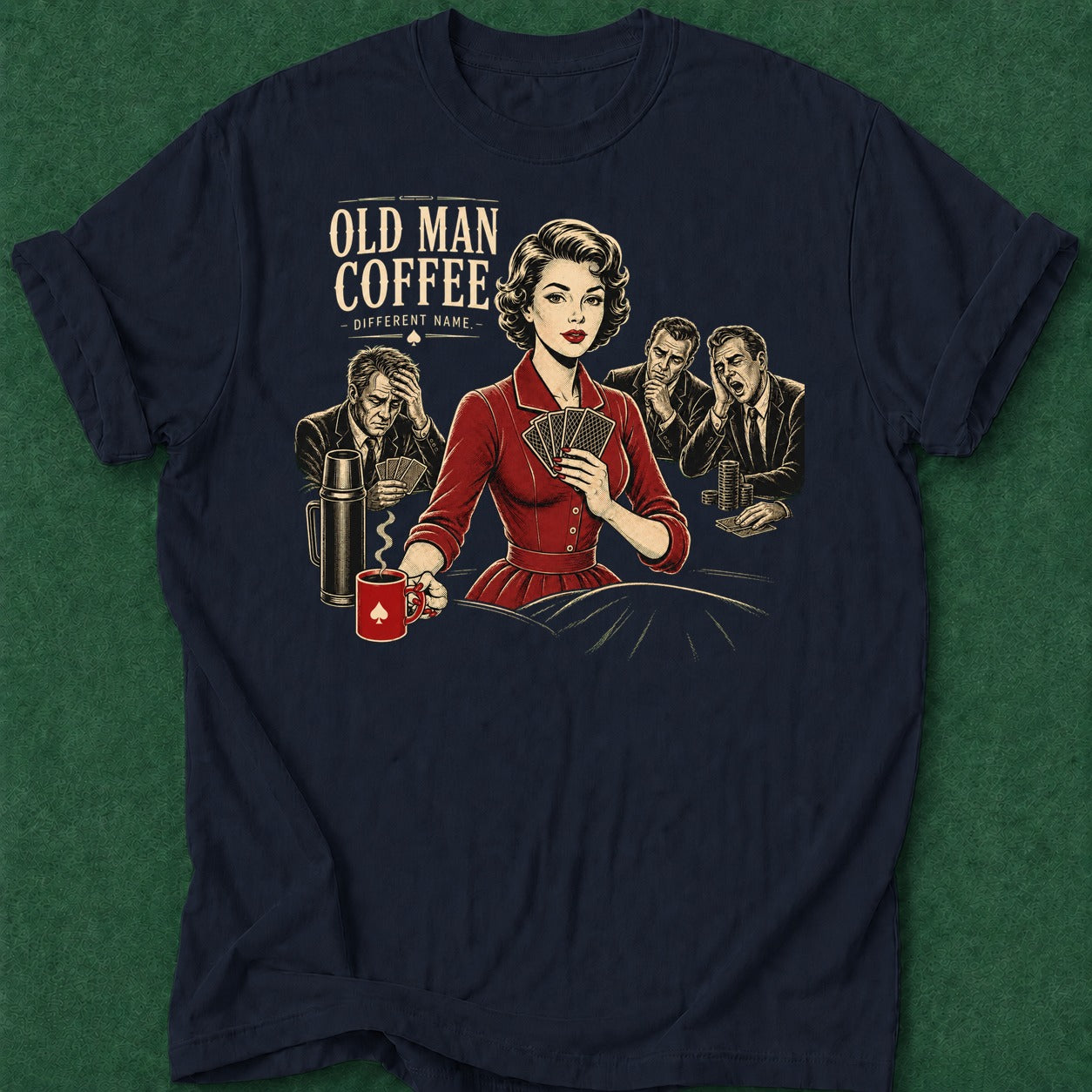 Dead Read OMC Woman T-Shirt poker t-shirt design, range, gift for gambler, fortune, female poker player apparel