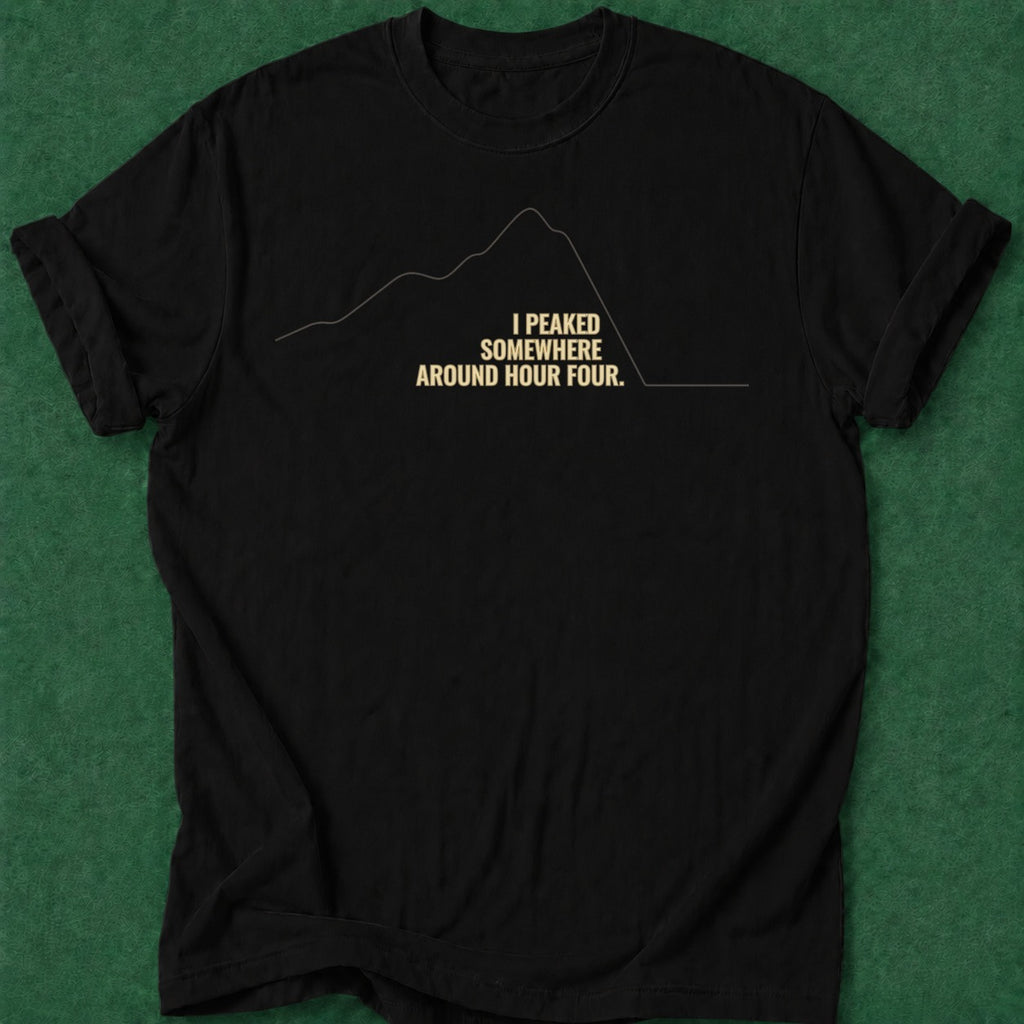 Dead Read Peaked Hour Four T-Shirt poker t-shirt design, chip stack, card shark, poker intuition, gambling gift apparel