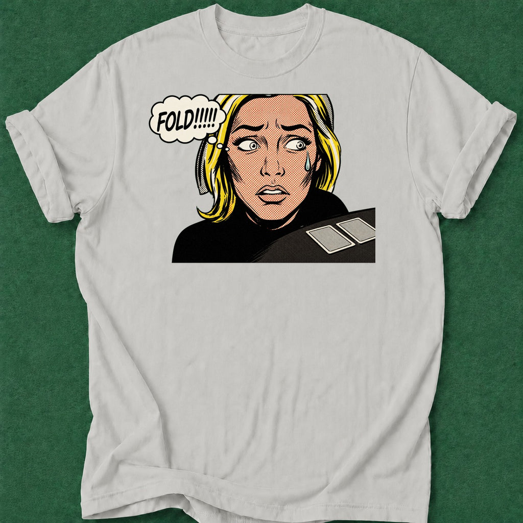 Dead Read Please fold poker t-shirt design, bluff read, GTO, fortune, home game apparel