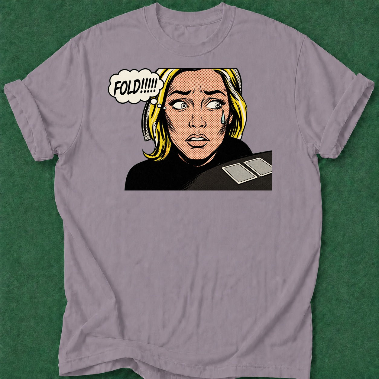 Dead Read Please fold poker t-shirt design, bluff read, GTO, fortune, home game apparel