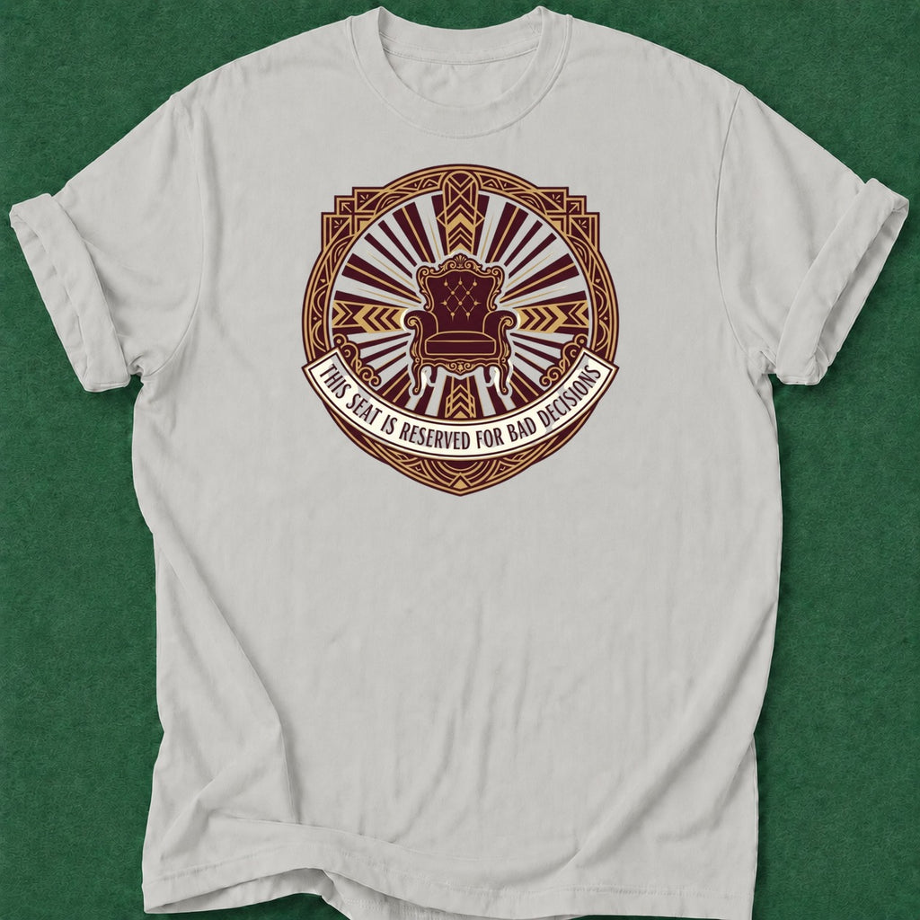 Dead Read Poker Badge T-Shirt poker t-shirt design, range, hold em, tournament poker, cash game apparel