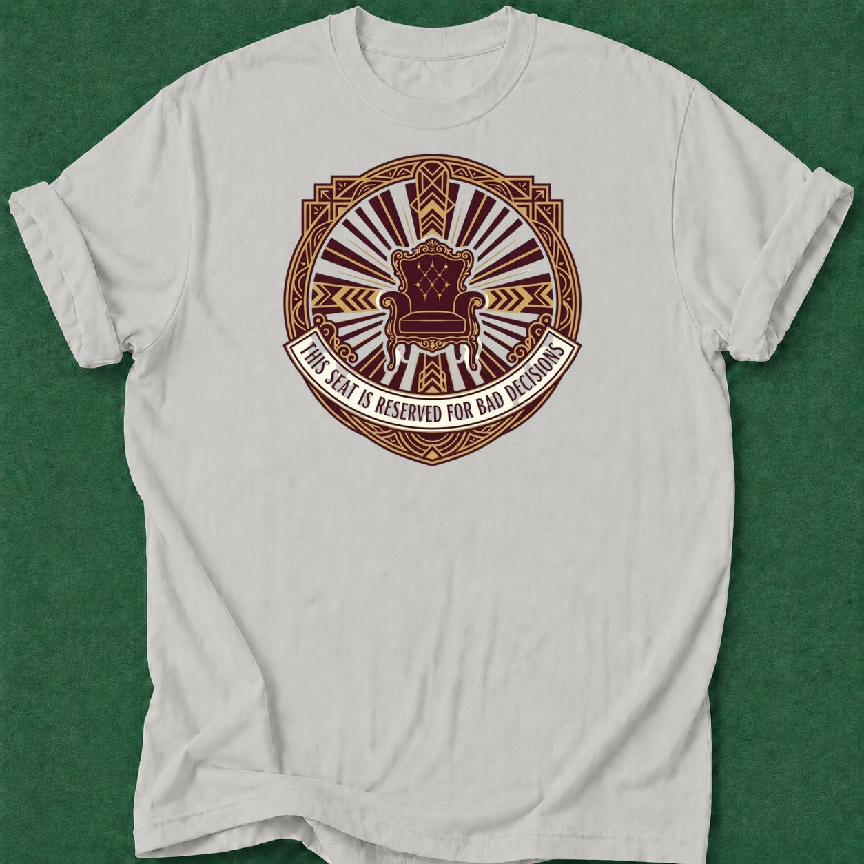 Dead Read Poker Badge T-Shirt poker t-shirt design, range, hold em, tournament poker, cash game apparel