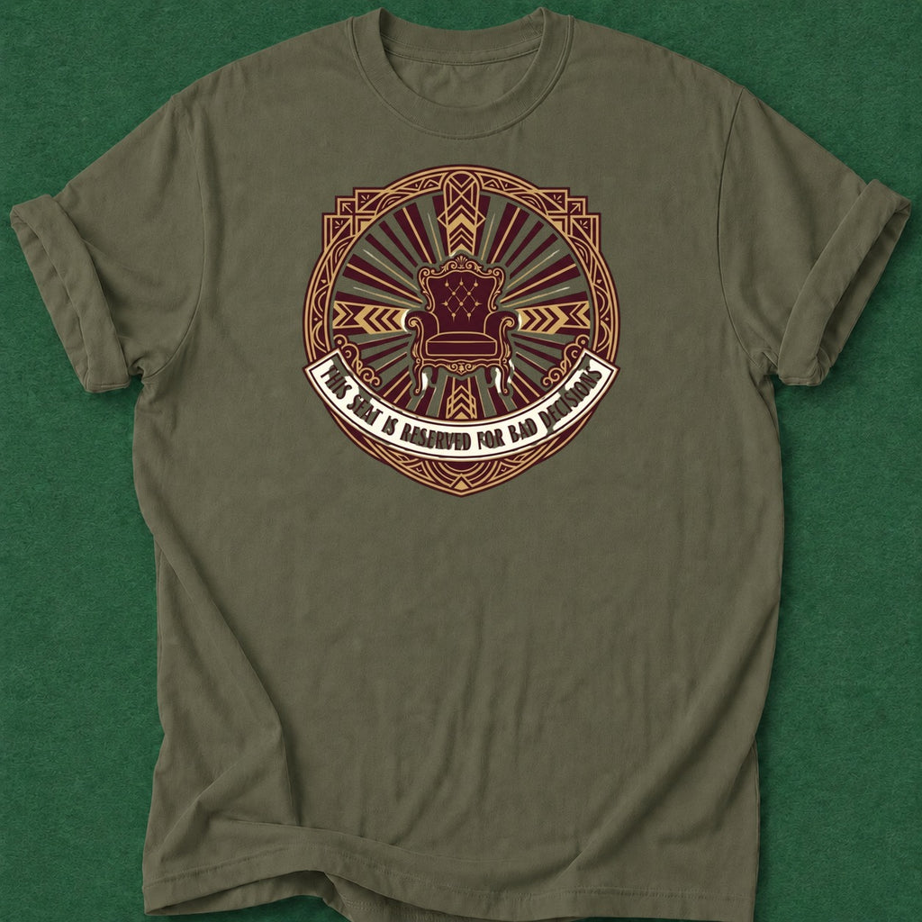 Dead Read Poker Badge T-Shirt poker t-shirt design, range, hold em, tournament poker, cash game apparel