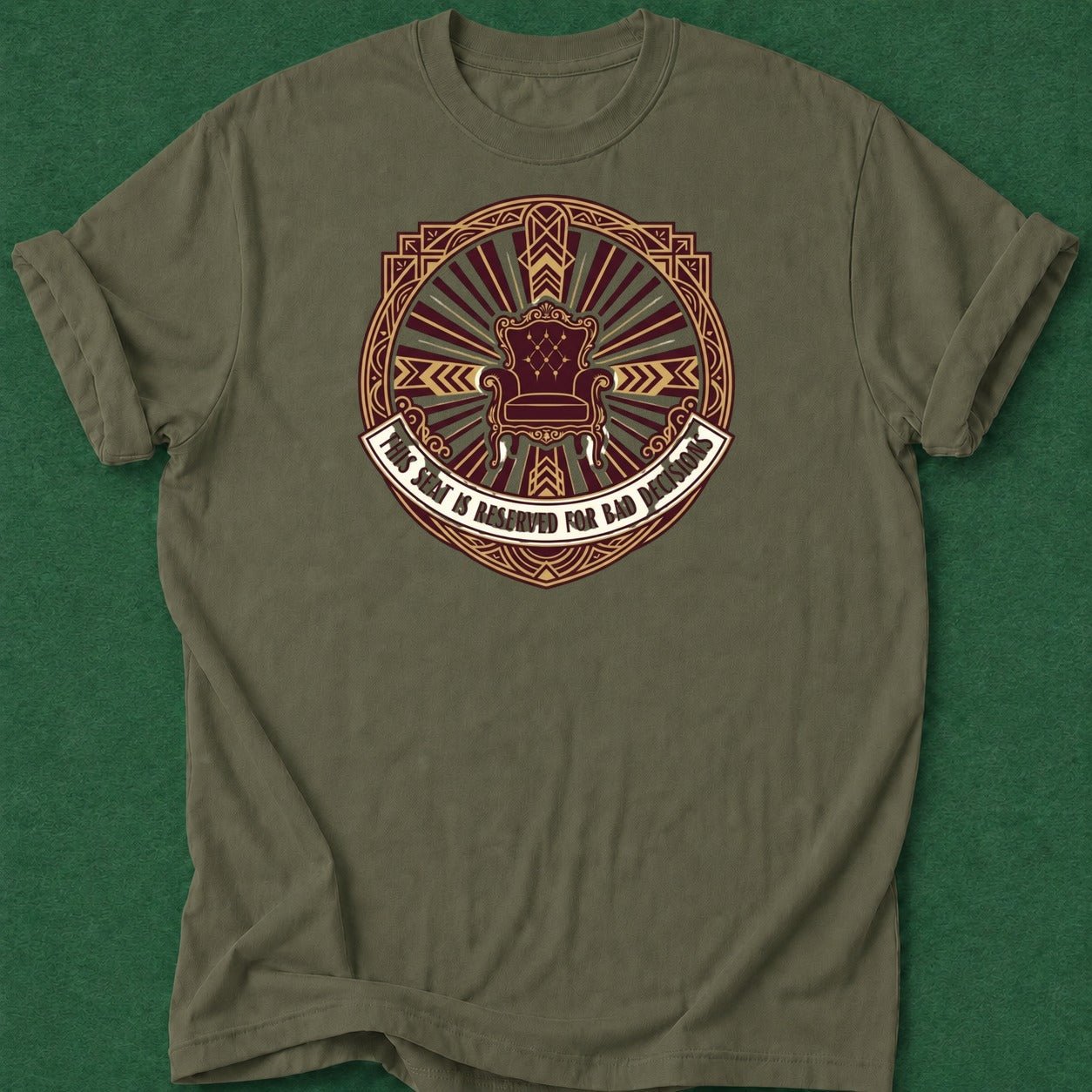 Dead Read Poker Badge T-Shirt poker t-shirt design, range, hold em, tournament poker, cash game apparel