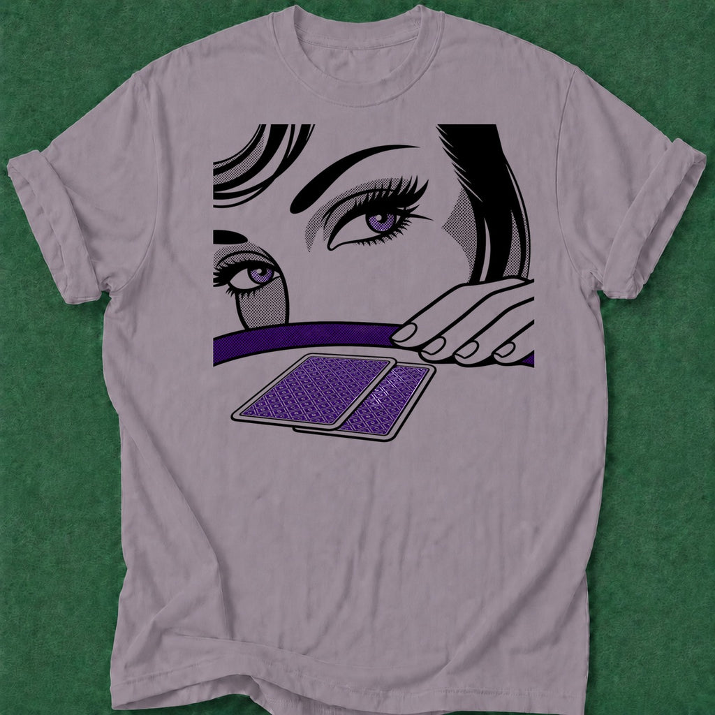 Dead Read Poker Chick T-Shirt poker t-shirt design, card player gift, home game, poker gift, poker room apparel