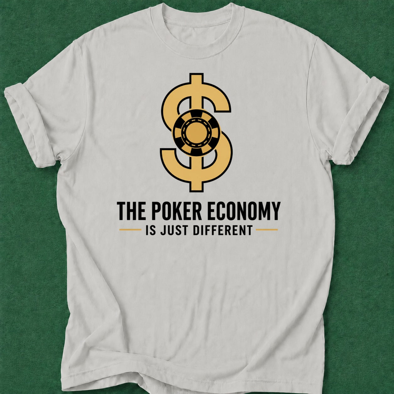 Dead Read Poker Economy T-Shirt poker t-shirt design, dry humor tee, fortune, home game, tournament poker apparel