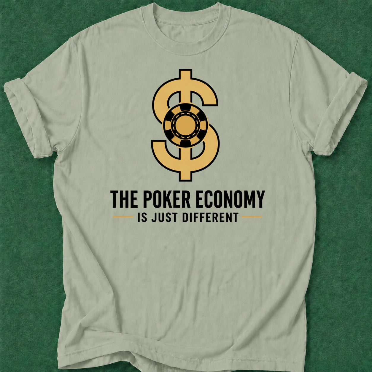 Dead Read Poker Economy T-Shirt poker t-shirt design, dry humor tee, fortune, home game, tournament poker apparel