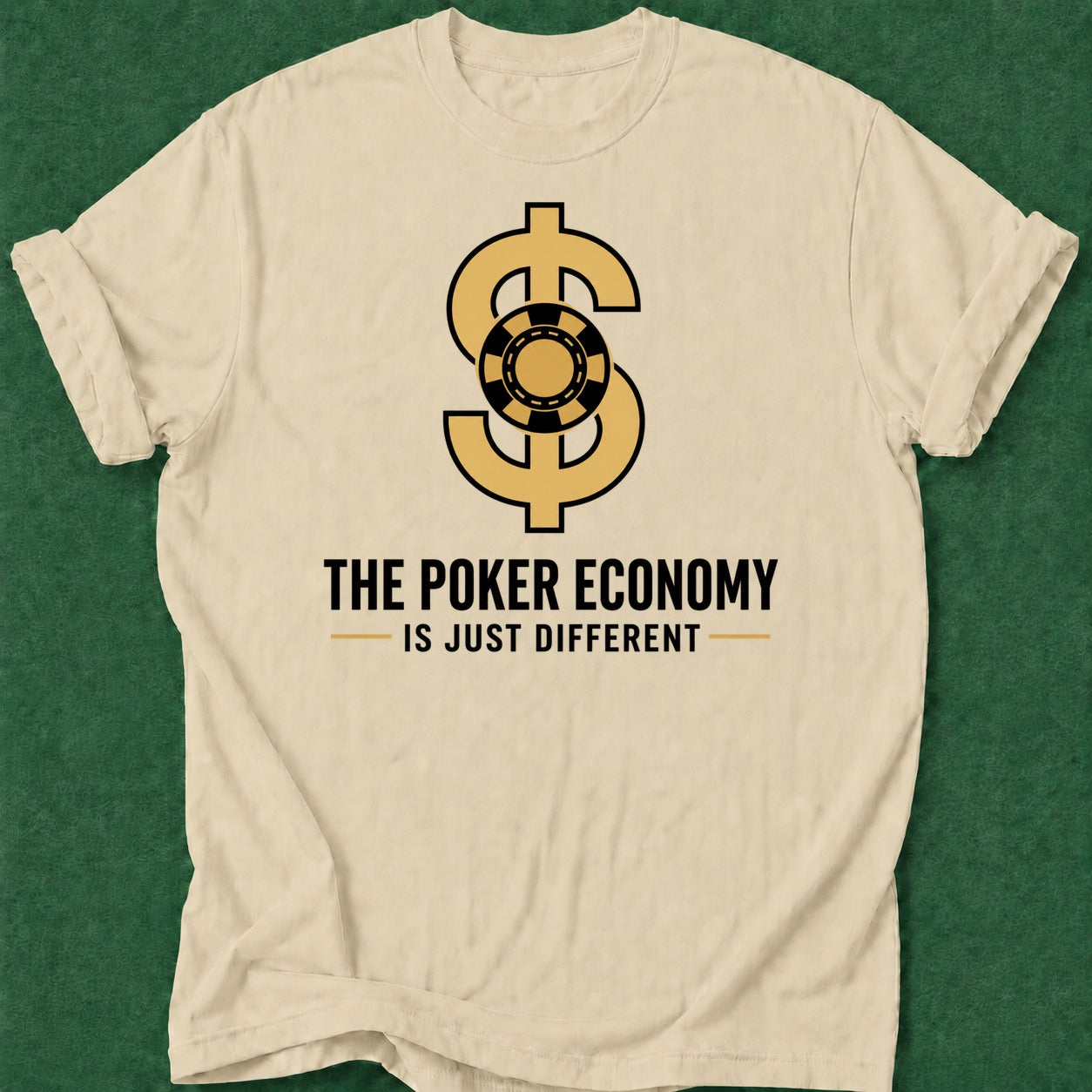 Dead Read Poker Economy T-Shirt poker t-shirt design, dry humor tee, fortune, home game, tournament poker apparel