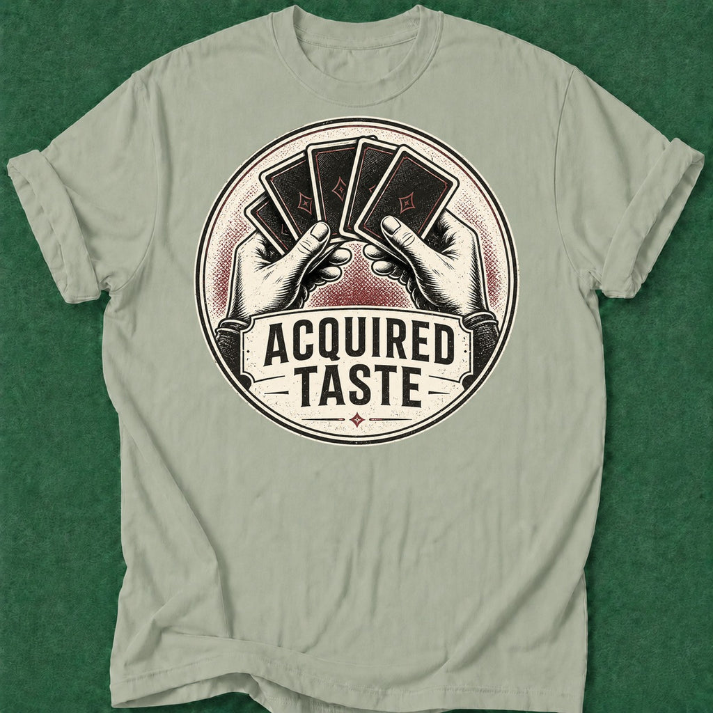 Dead Read Poker Taste T-Shirt poker t-shirt design, poker apparel, bluff read, GTO, tournament poker apparel