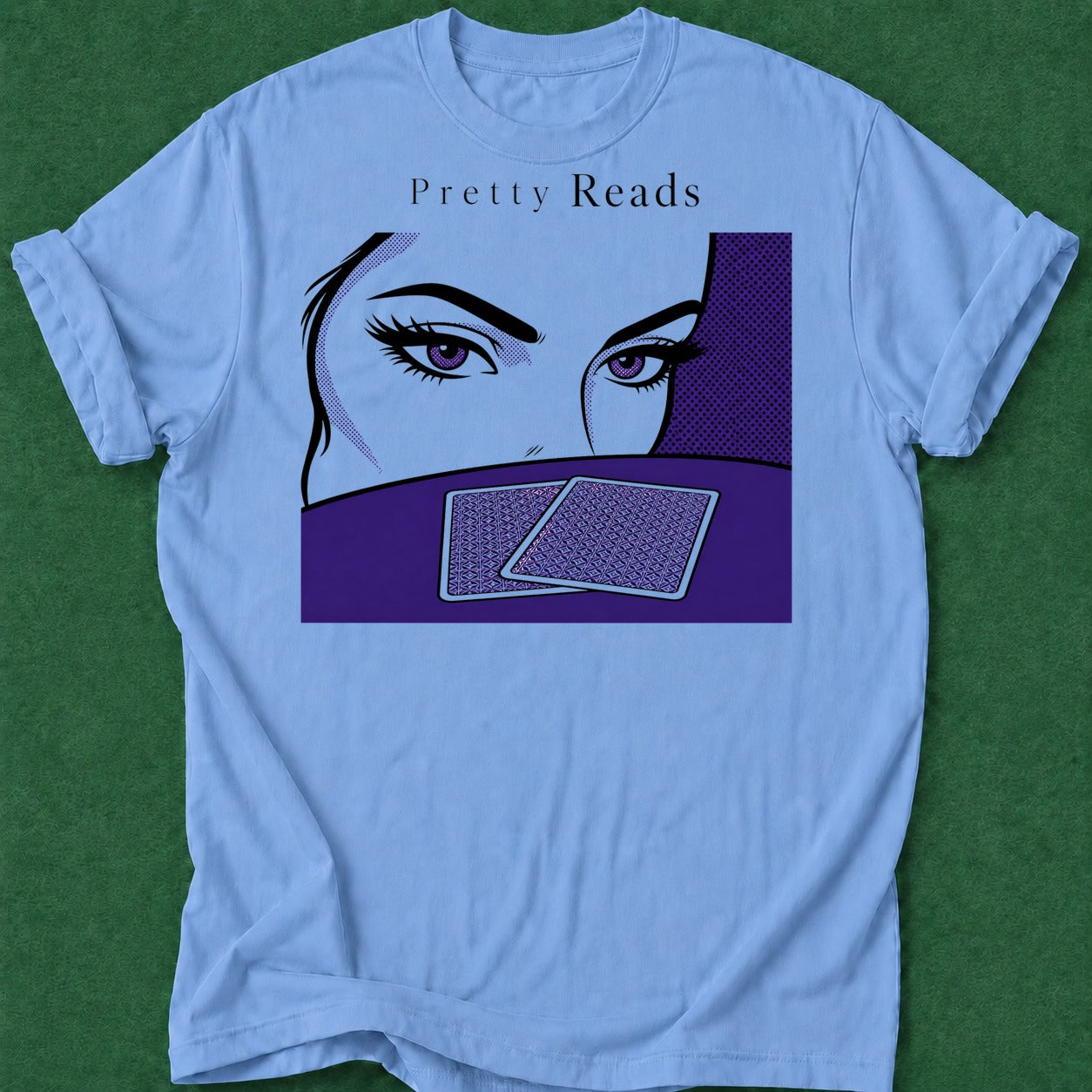 Dead Read Pretty Reads T-Shirt poker t-shirt design, vegas trip, cash game, home game, table talk apparel