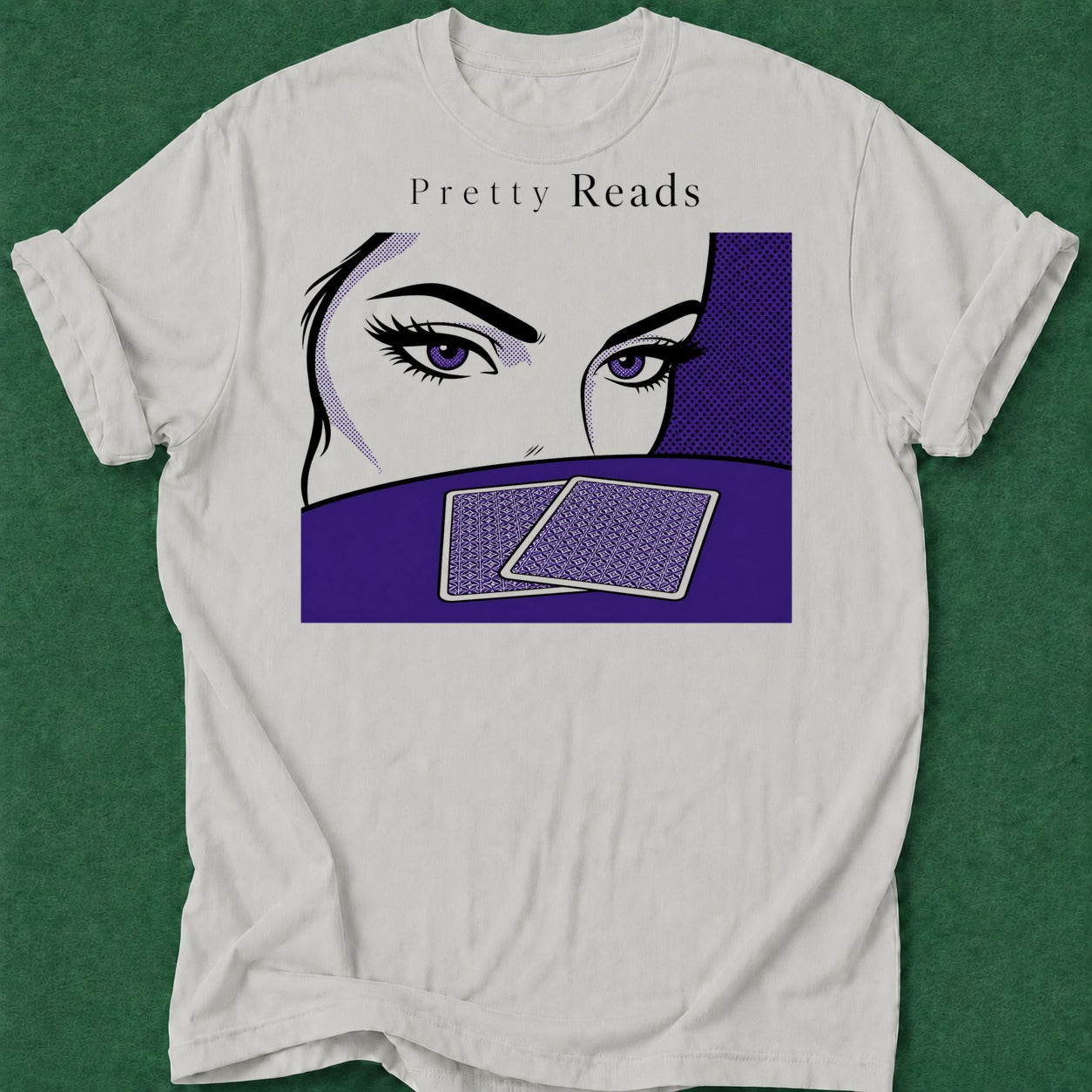 Dead Read Pretty Reads T-Shirt poker t-shirt design, vegas trip, cash game, home game, table talk apparel