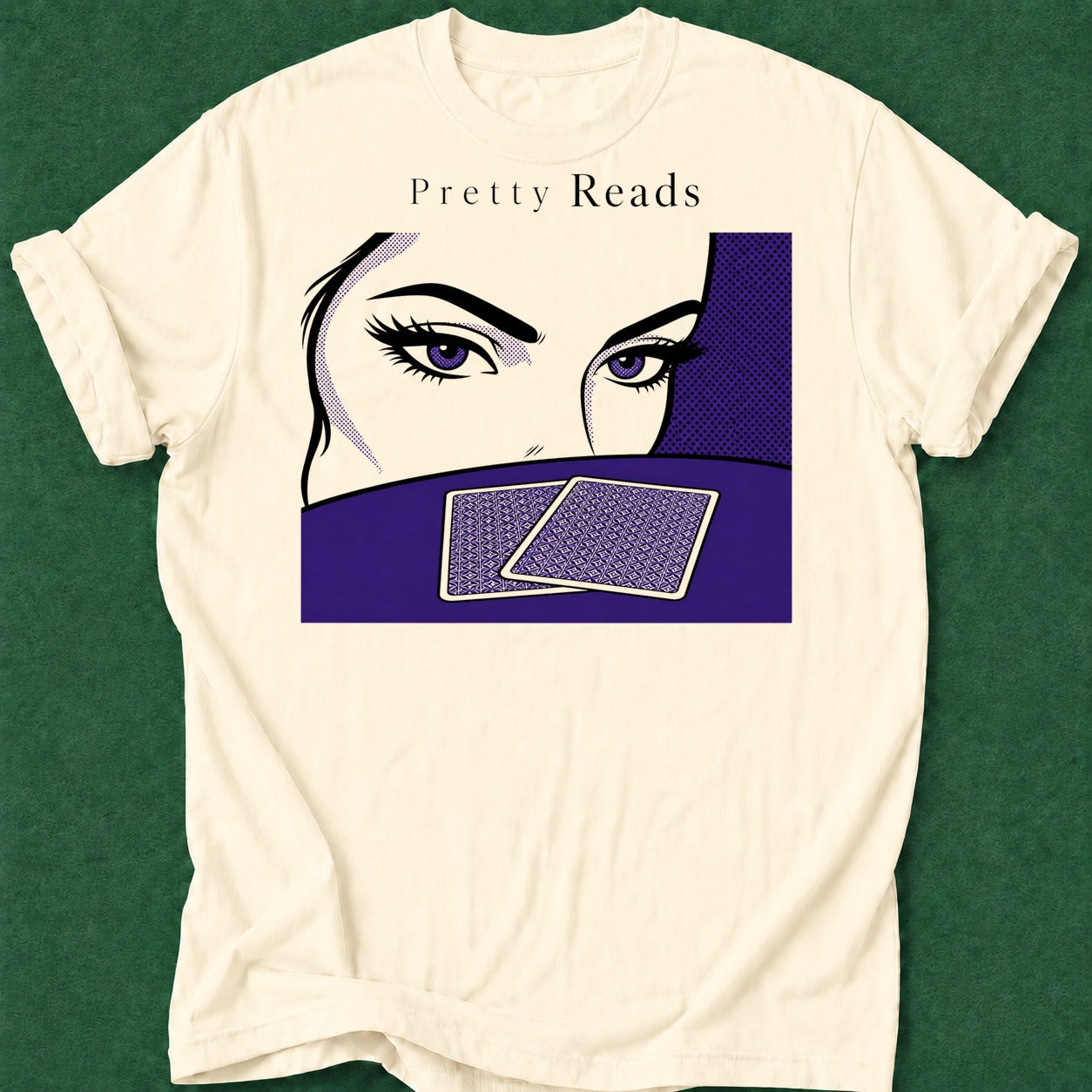Dead Read Pretty Reads T-Shirt poker t-shirt design, vegas trip, cash game, home game, table talk apparel