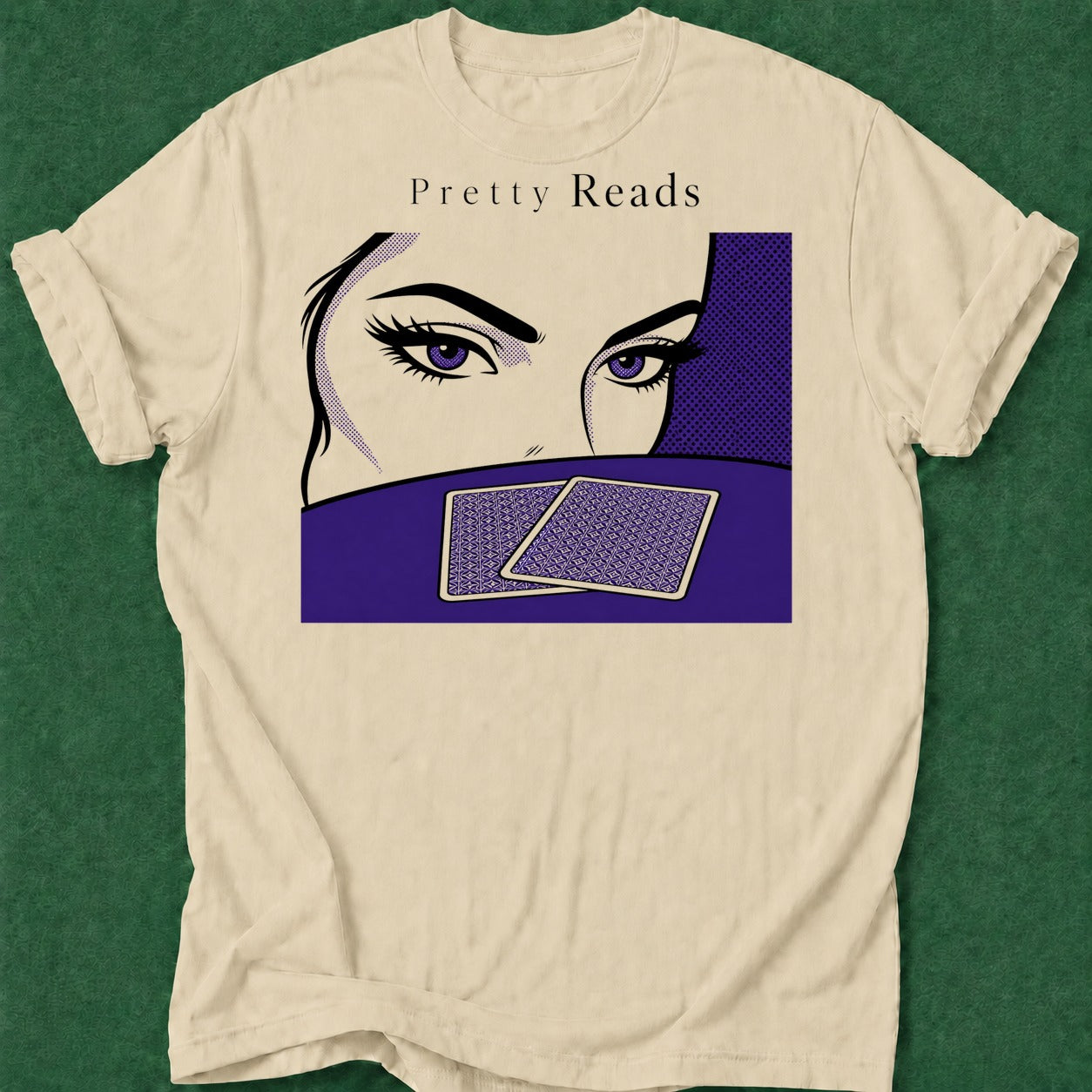 Dead Read Pretty Reads T-Shirt poker t-shirt design, vegas trip, cash game, home game, table talk apparel