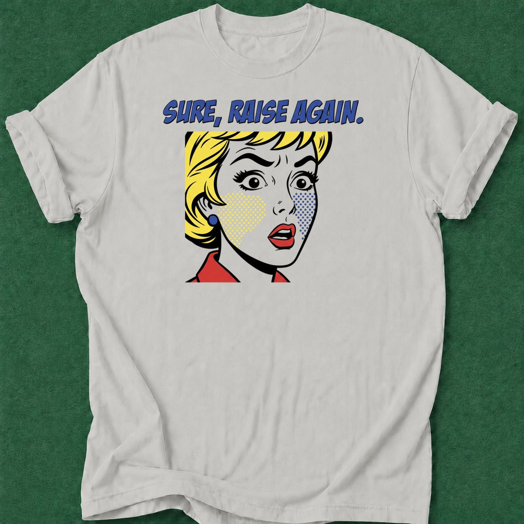 Dead Read Raise Again T-Shirt poker t-shirt design, poker night, card player gift, table talk, tournament poker apparel