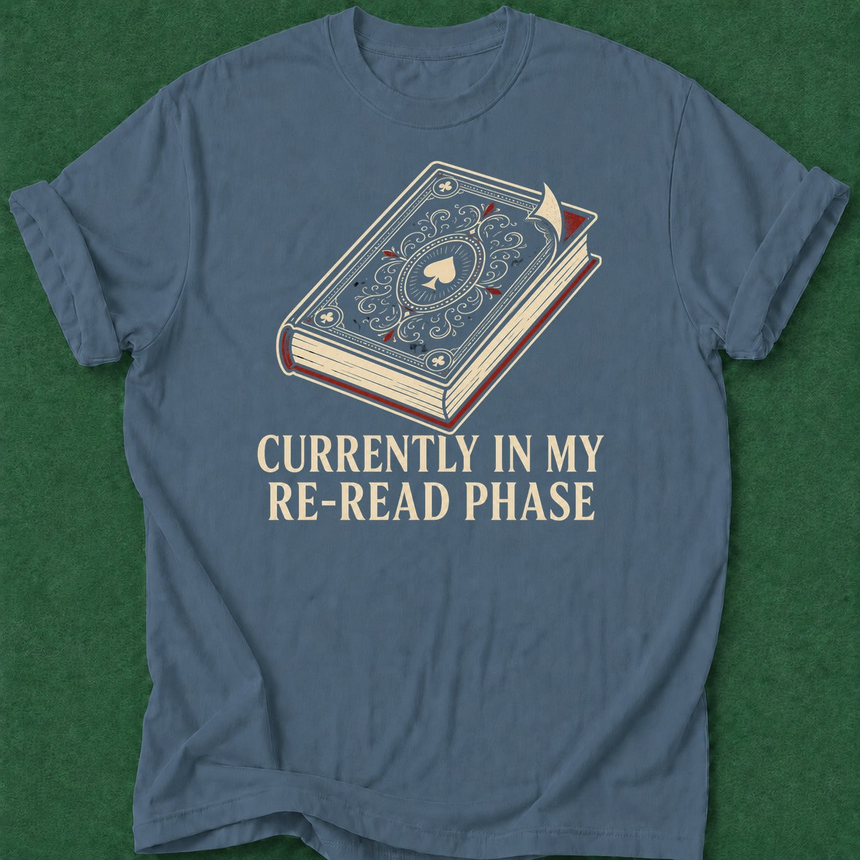 Dead Read Re-Read T-Shirt poker t-shirt design, grinder, hold em, tournament poker, dry humor tee apparel