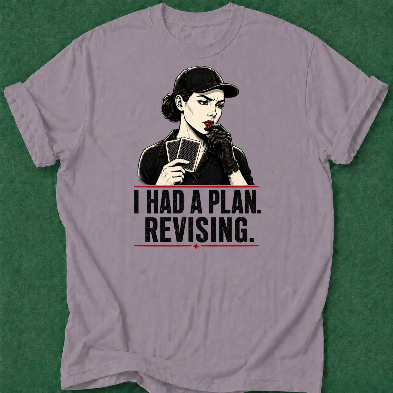 Dead Read Revising Plan T-Shirt poker t-shirt design, grinder, poker night, poker room, poker humor apparel