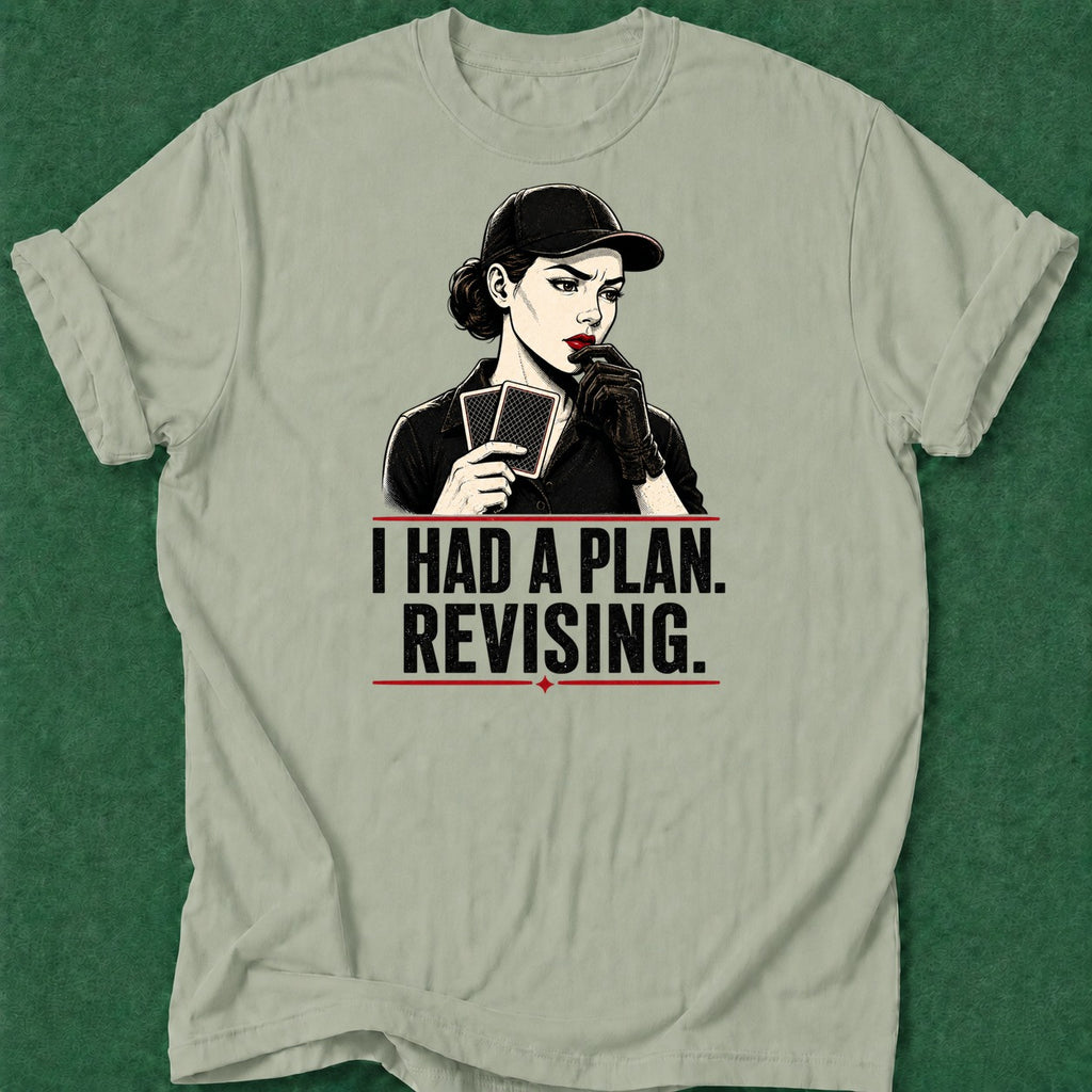 Dead Read Revising Plan T-Shirt poker t-shirt design, grinder, poker night, poker room, poker humor apparel