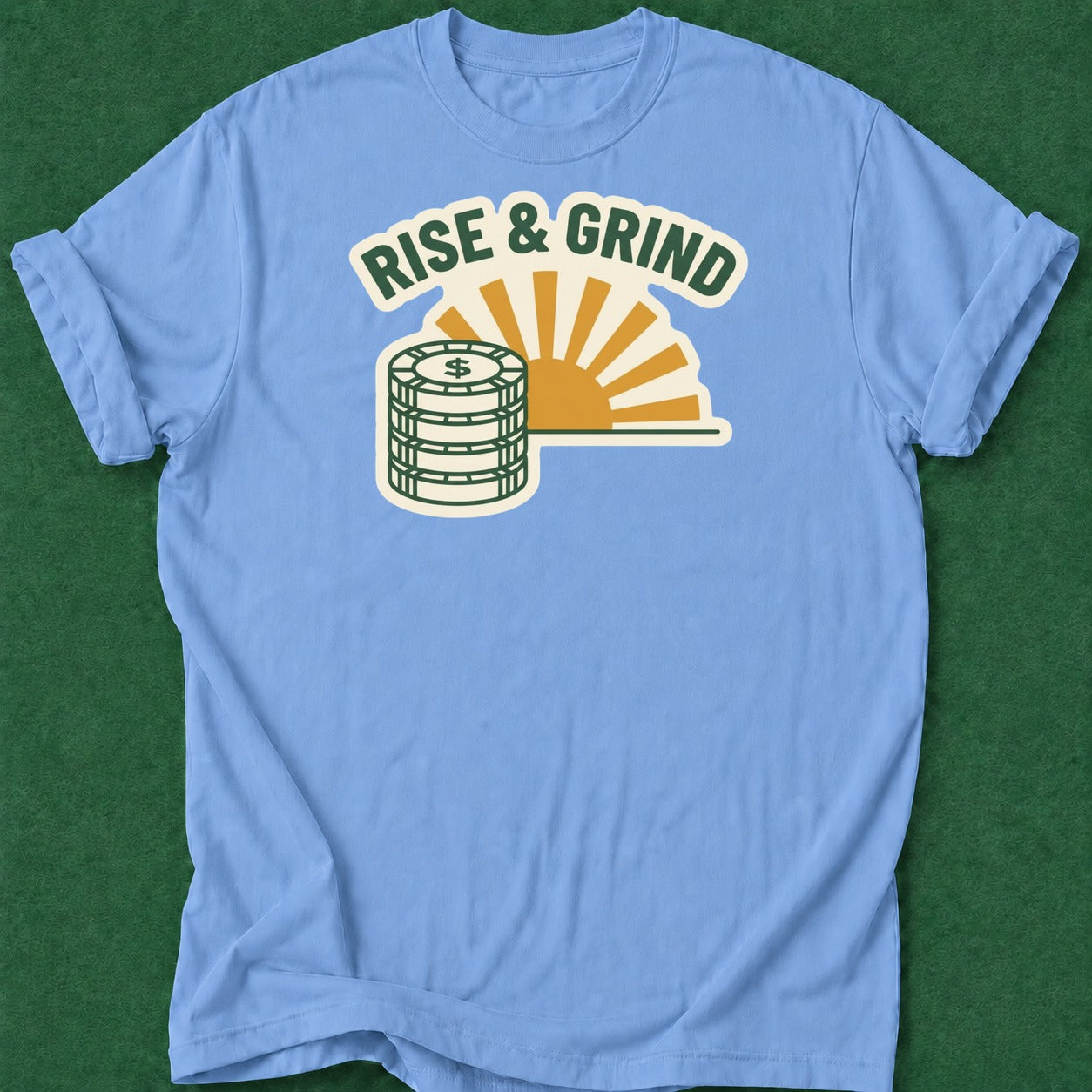 Dead Read Rise & Grind T-Shirt poker t-shirt design, poker apparel, poker intuition, card player gift, woman poker apparel