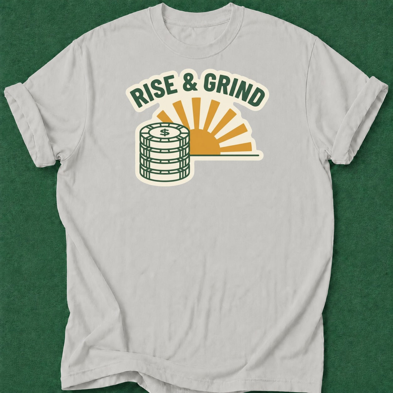 Dead Read Rise & Grind T-Shirt poker t-shirt design, poker apparel, poker intuition, card player gift, woman poker apparel