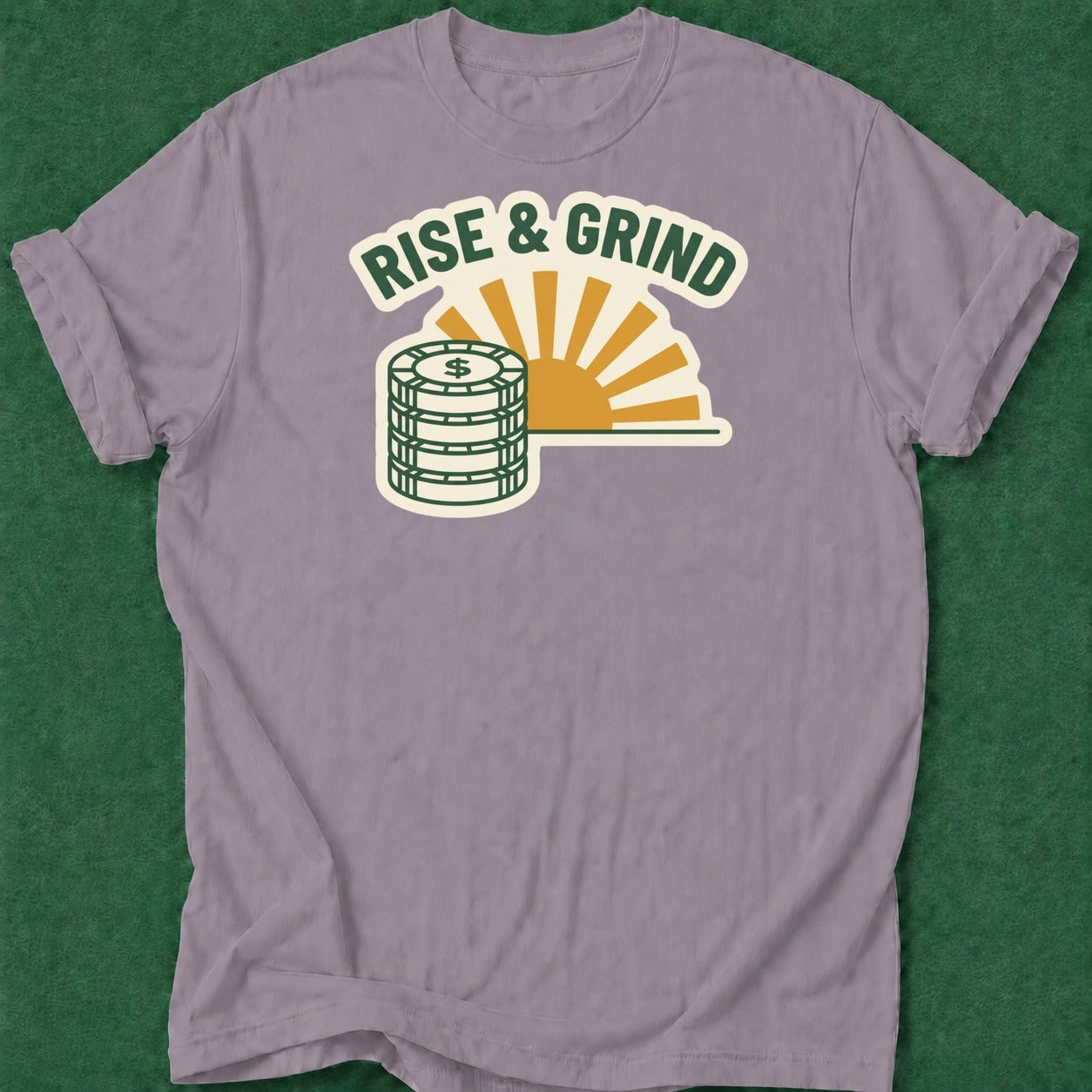 Dead Read Rise & Grind T-Shirt poker t-shirt design, poker apparel, poker intuition, card player gift, woman poker apparel