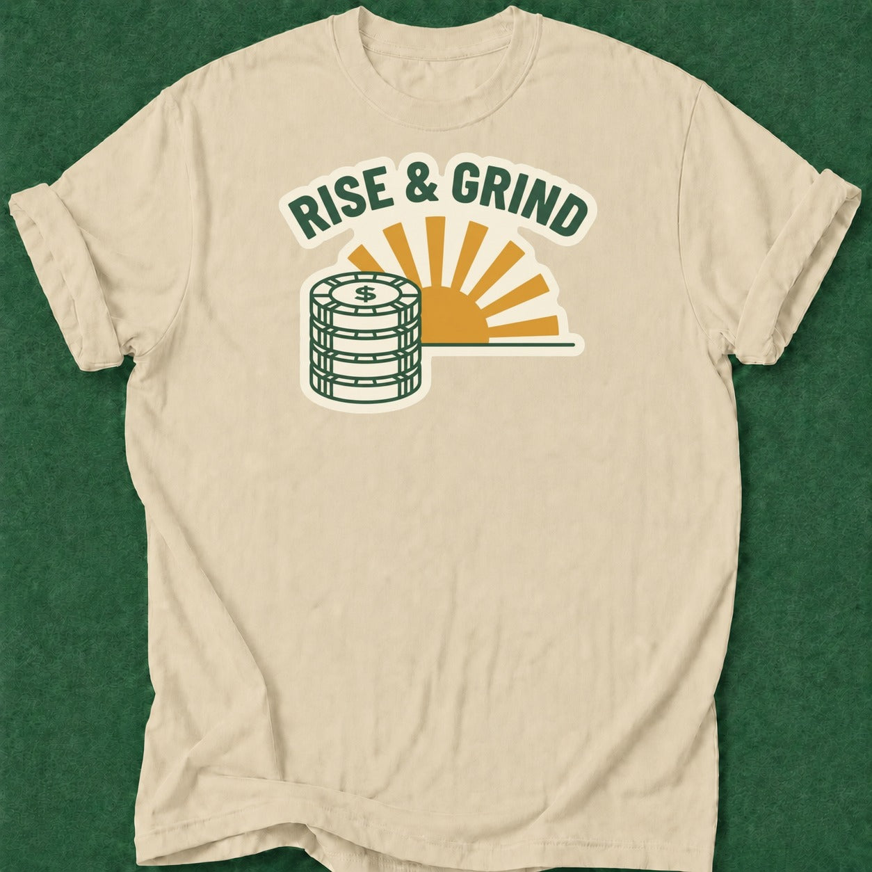 Dead Read Rise & Grind T-Shirt poker t-shirt design, poker apparel, poker intuition, card player gift, woman poker apparel