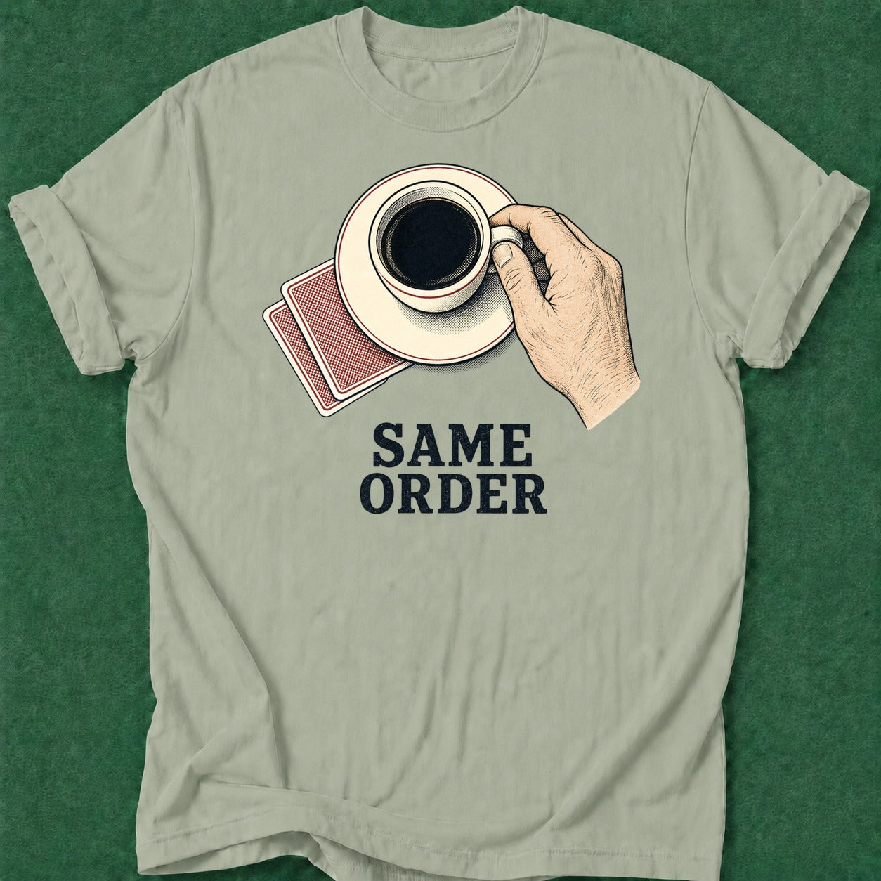 Dead Read Same Order T-Shirt poker t-shirt design, poker humor, poker apparel, card shark, grinder apparel