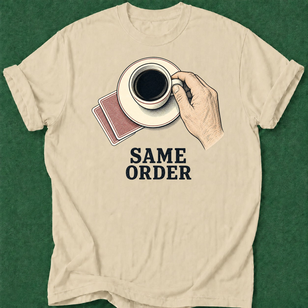Dead Read Same Order T-Shirt poker t-shirt design, poker humor, poker apparel, card shark, grinder apparel