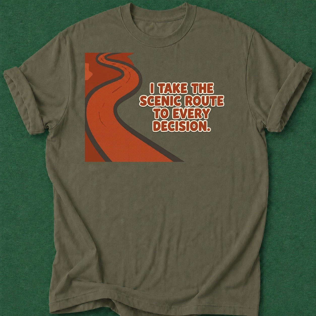 Dead Read Scenic Route T-Shirt poker t-shirt design, hold em, poker gift, vegas trip, poker apparel apparel