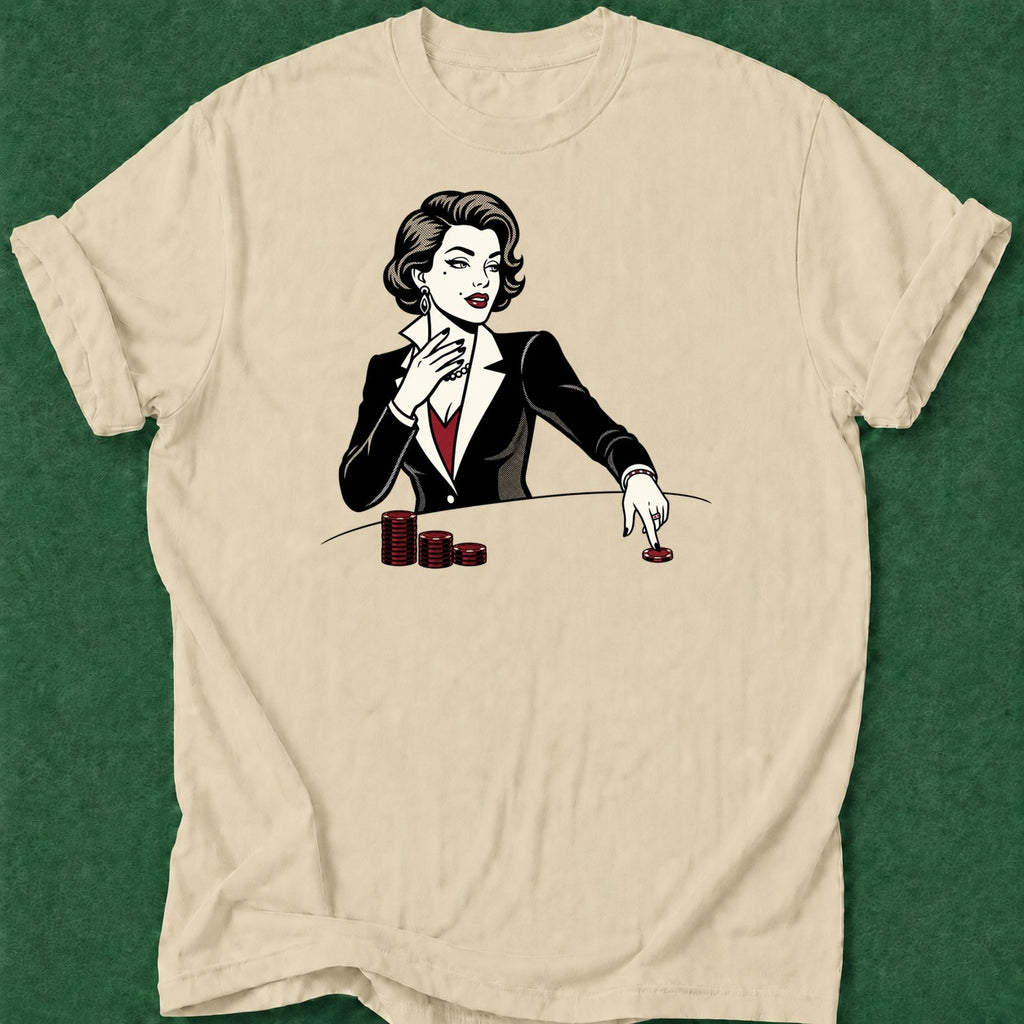 Dead Read She Bets poker t-shirt design, vegas trip, tournament poker, table talk, poker night apparel