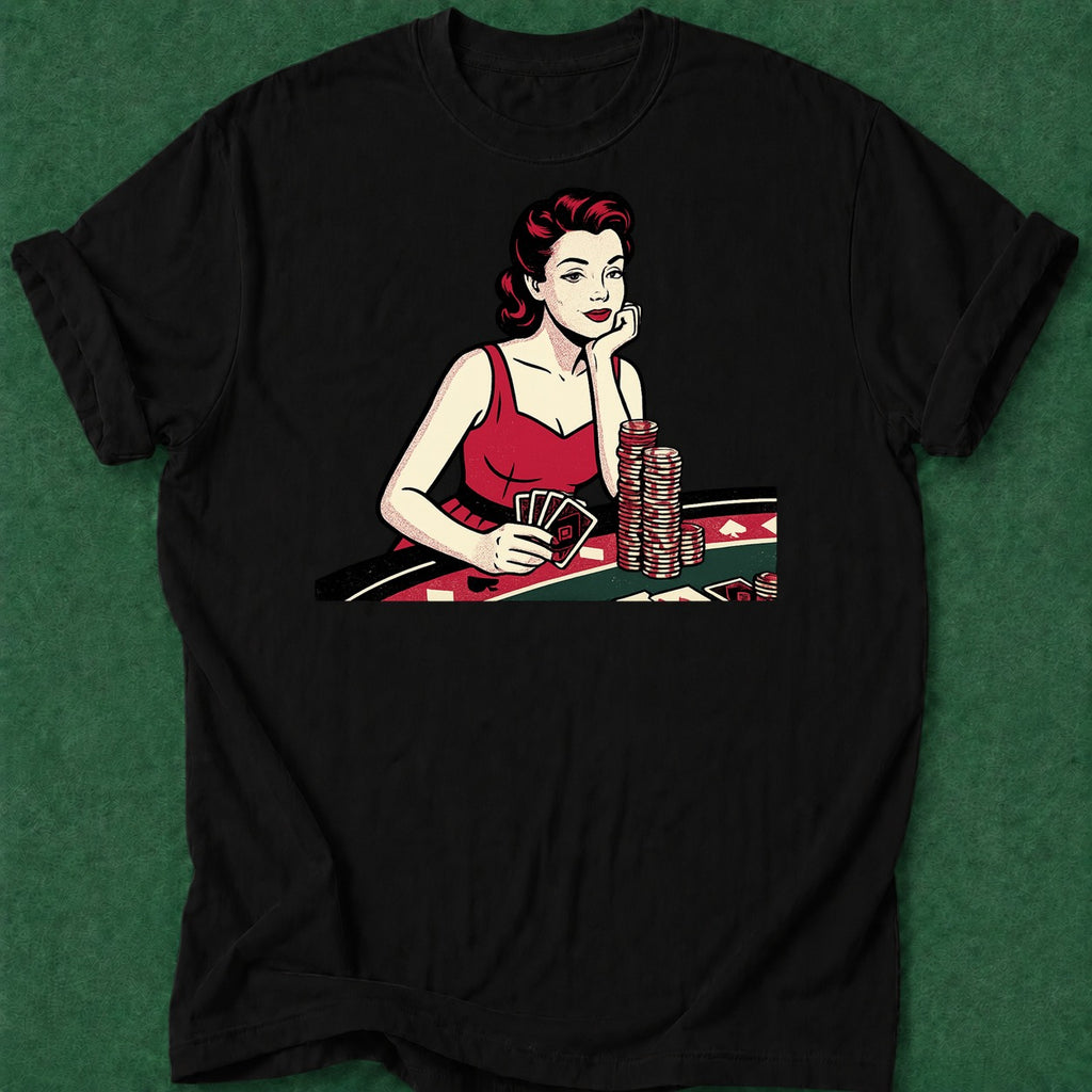 Dead Read She Calls T-Shirt poker t-shirt design, poker humor, fortune, poker gift, hold em apparel
