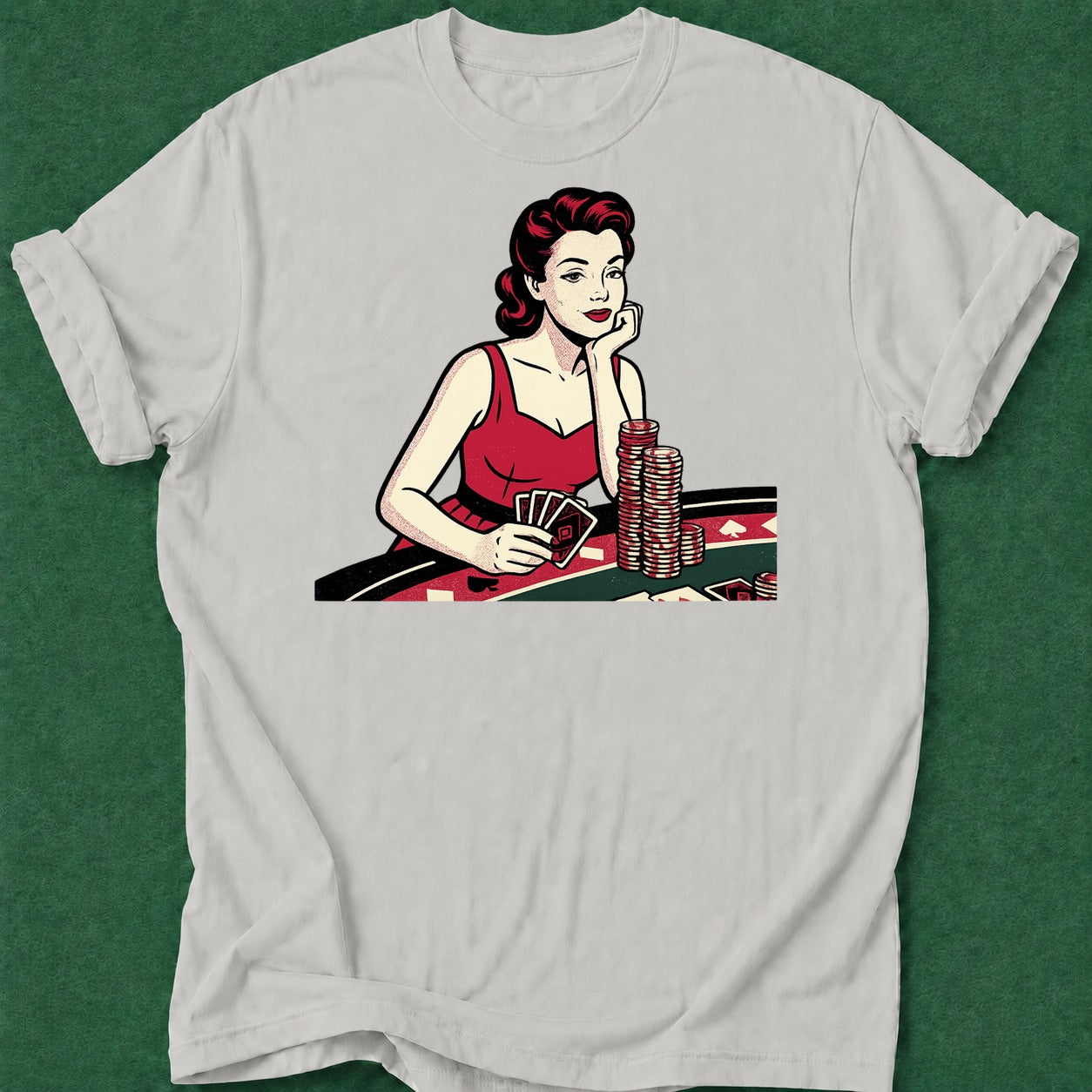 Dead Read She Calls T-Shirt poker t-shirt design, poker humor, fortune, poker gift, hold em apparel