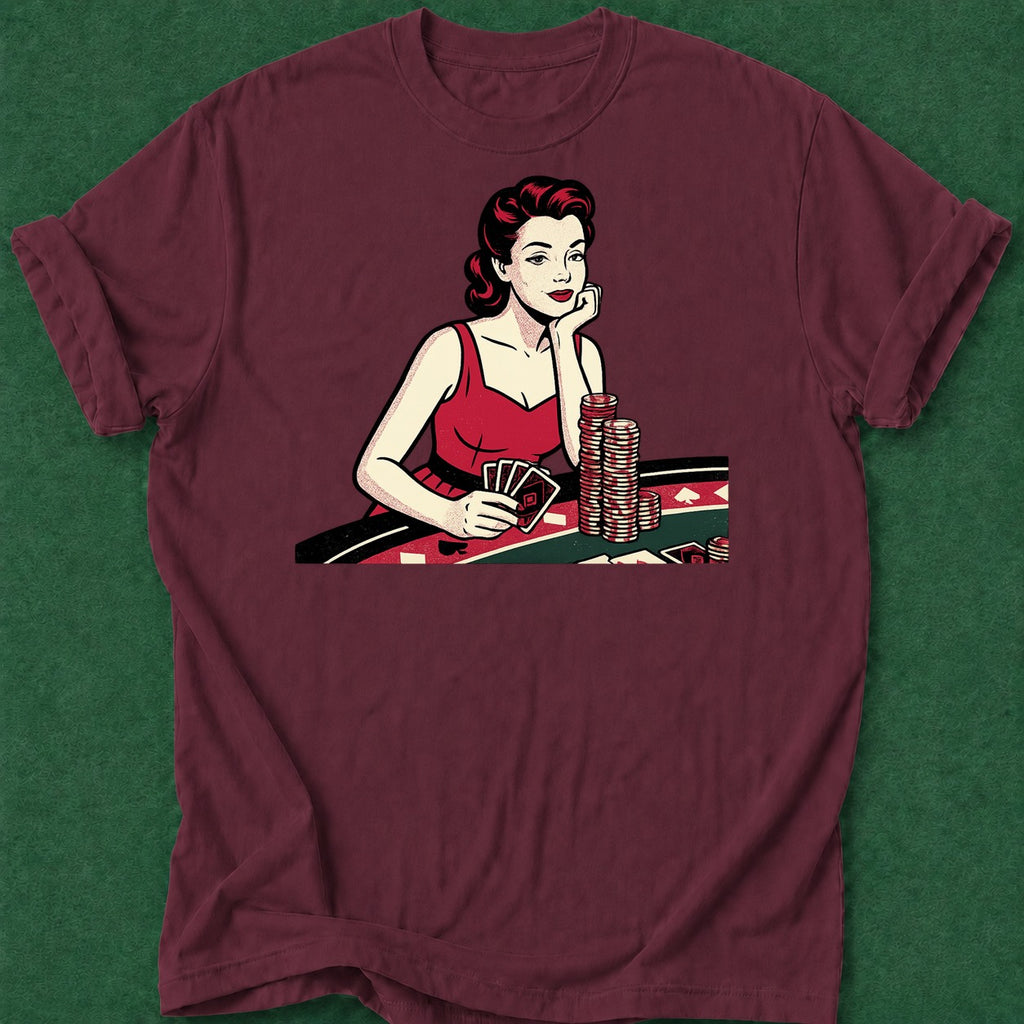 Dead Read She Calls T-Shirt poker t-shirt design, poker humor, fortune, poker gift, hold em apparel