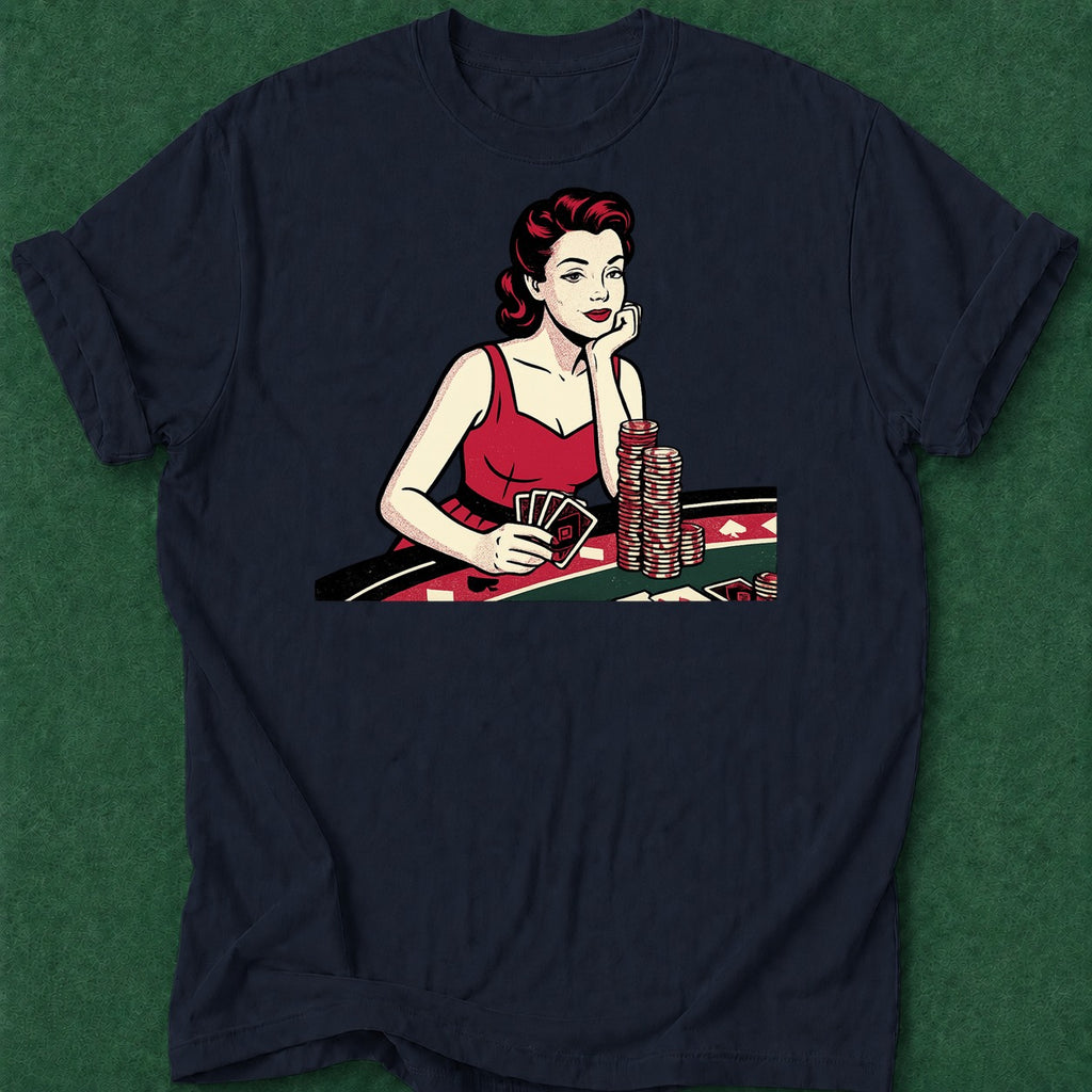 Dead Read She Calls T-Shirt poker t-shirt design, poker humor, fortune, poker gift, hold em apparel