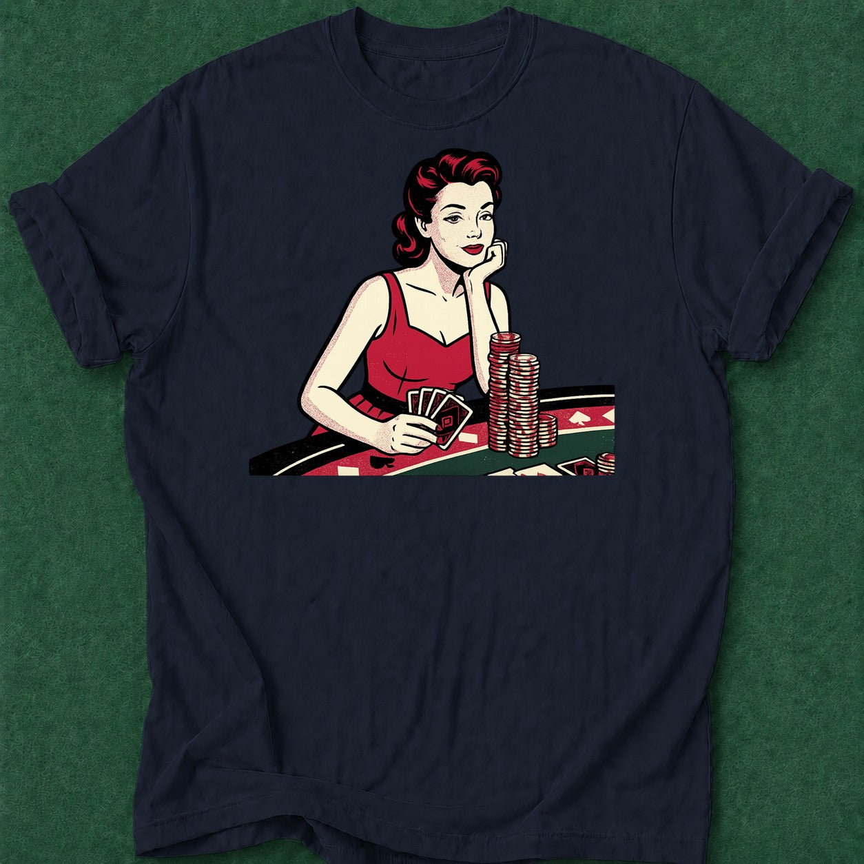Dead Read She Calls T-Shirt poker t-shirt design, poker humor, fortune, poker gift, hold em apparel
