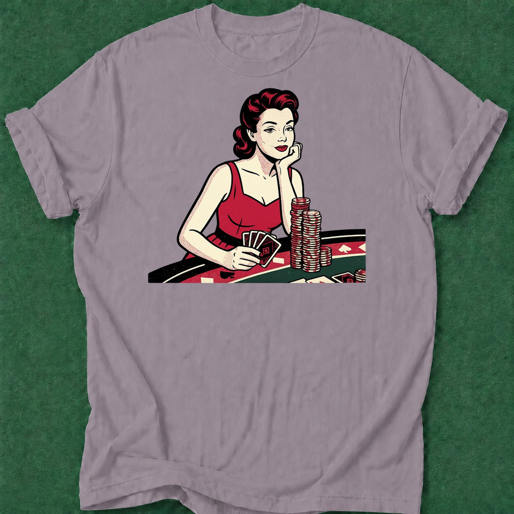 Dead Read She Calls T-Shirt poker t-shirt design, poker humor, fortune, poker gift, hold em apparel