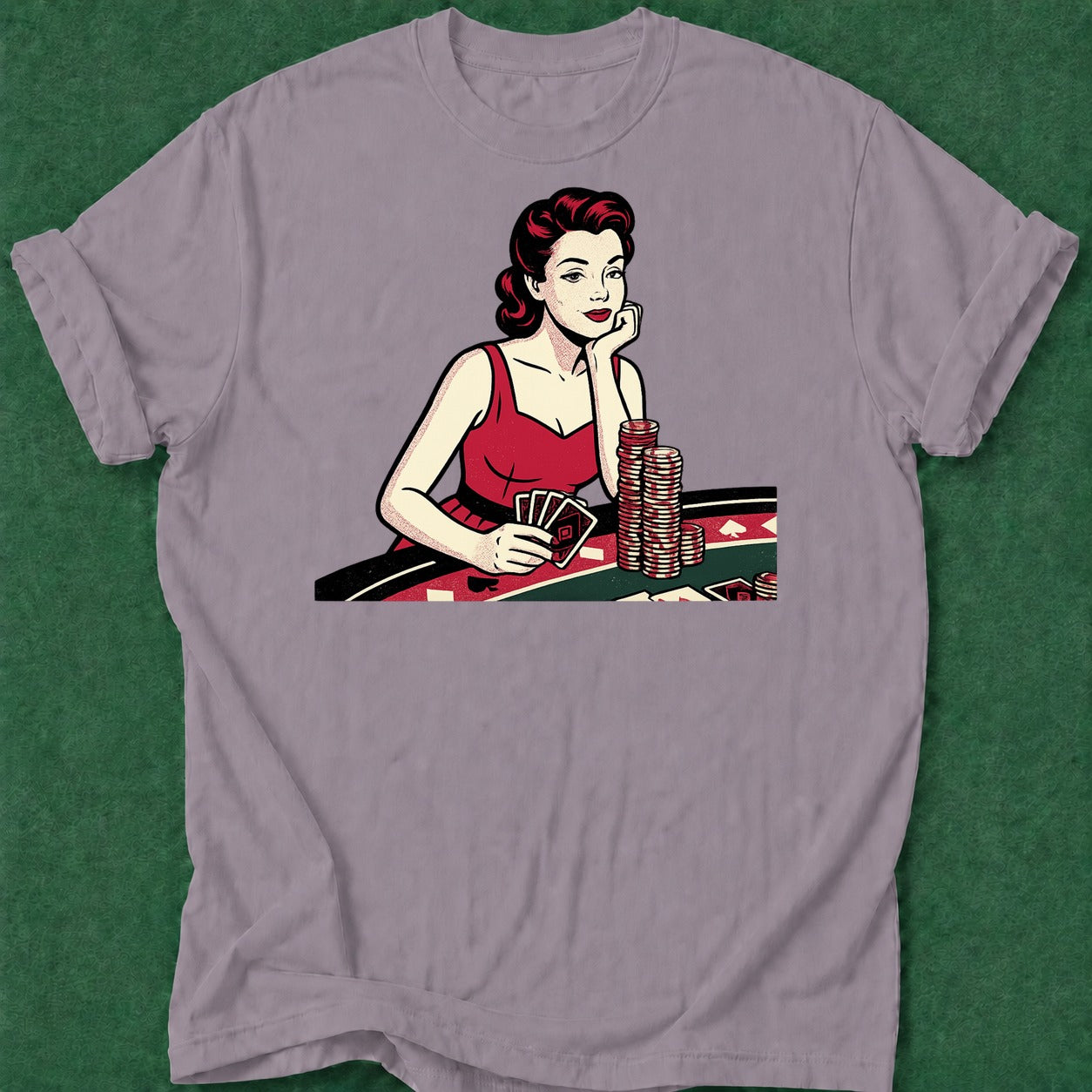 Dead Read She Calls T-Shirt poker t-shirt design, poker humor, fortune, poker gift, hold em apparel