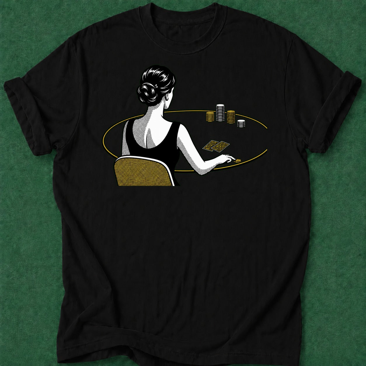 Dead Read She Plays T-Shirt poker t-shirt design, poker night, GTO, poker humor, poker gift apparel